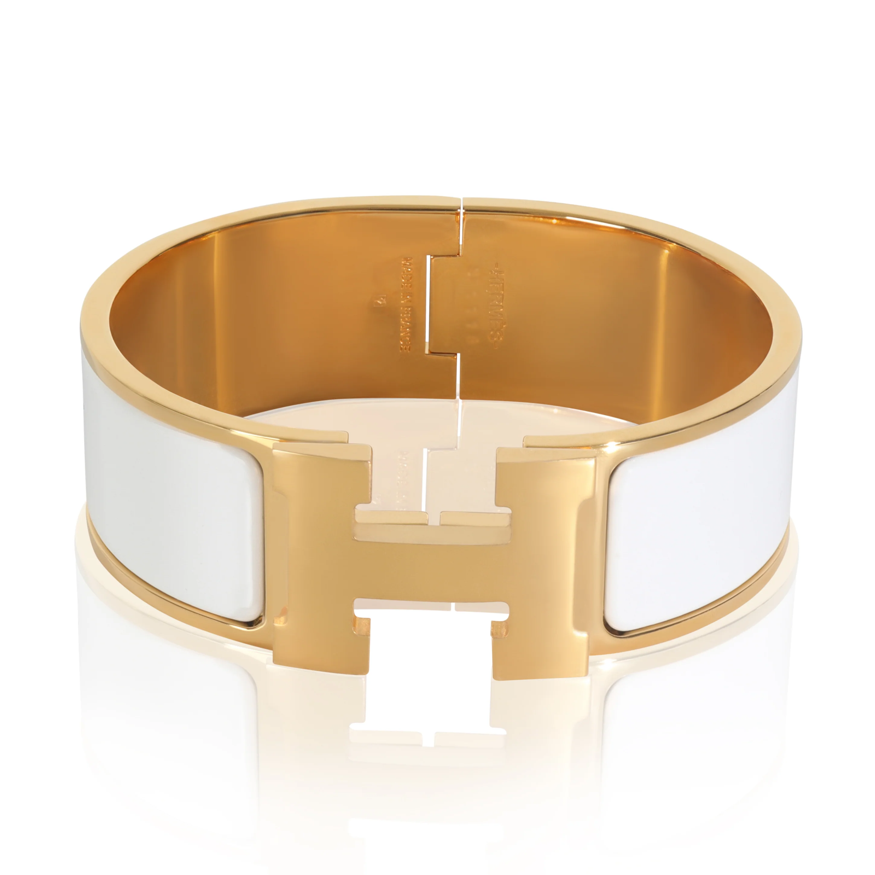 Gold-Plated Clic Clac Bracelet