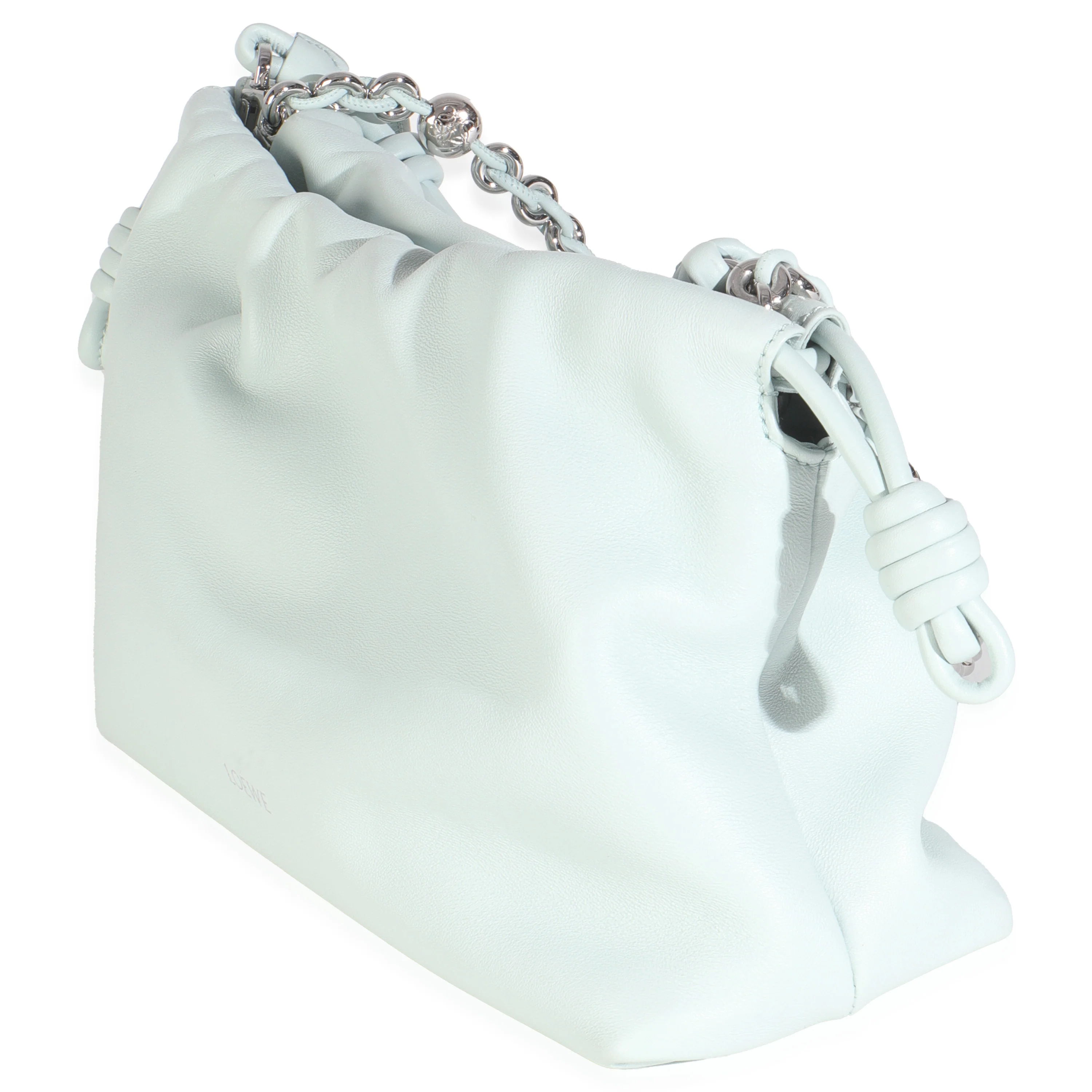 Light Blue Mellow Nappa Medium Donut Chain Flamenco - Image 2
