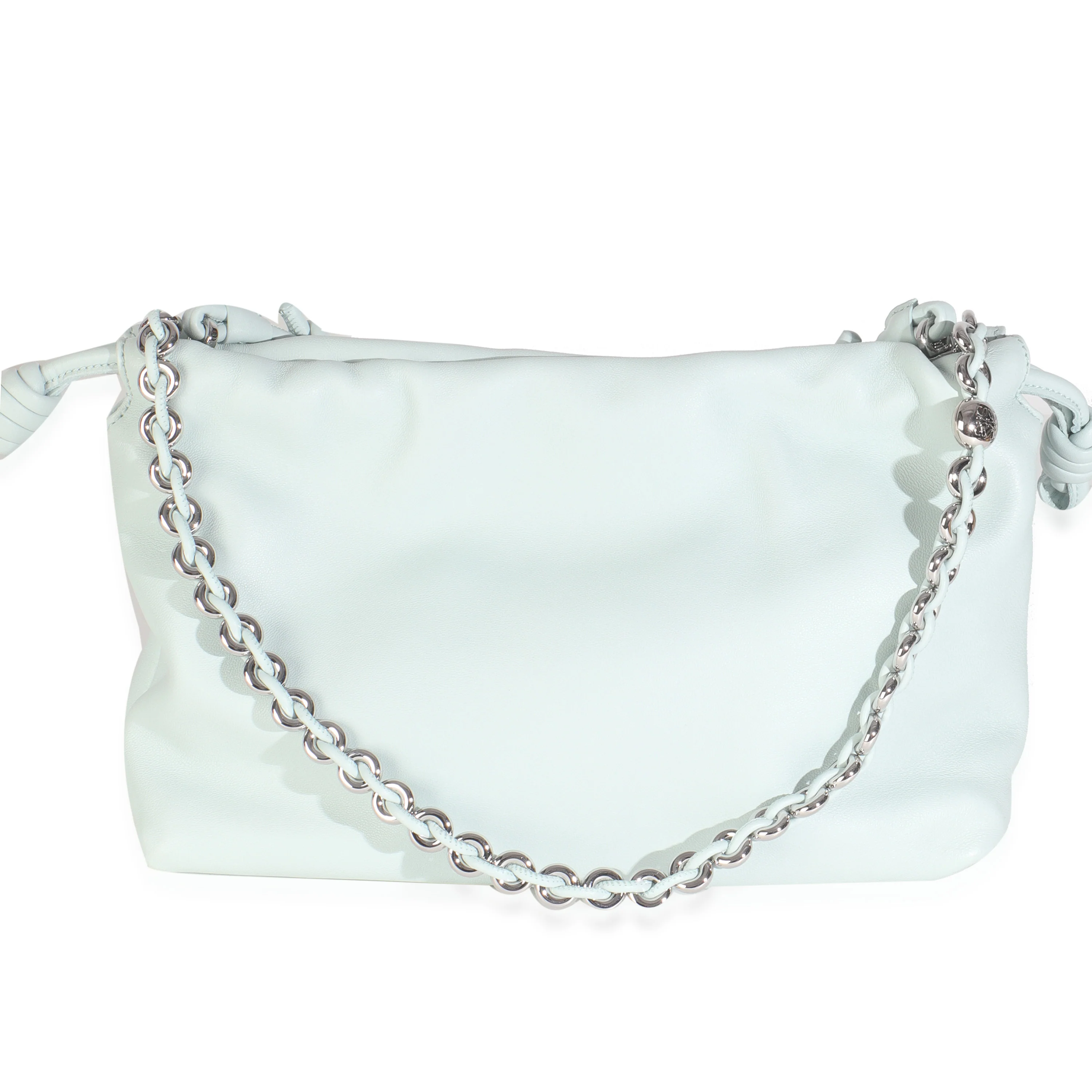 Light Blue Mellow Nappa Medium Donut Chain Flamenco - Image 4