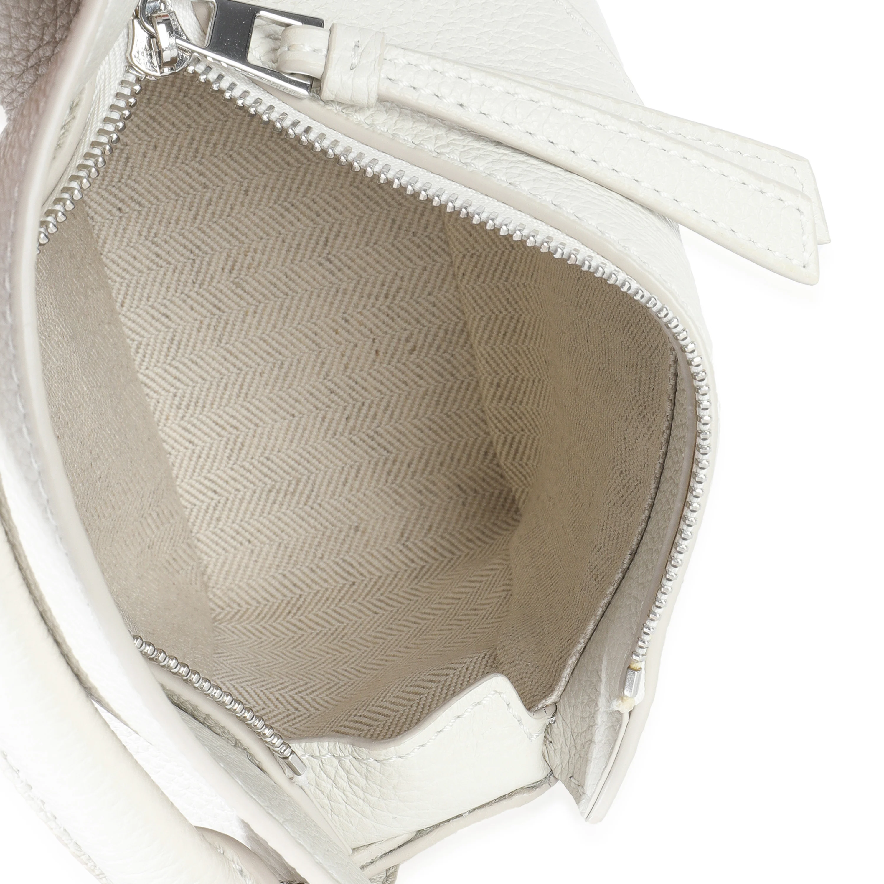 Sand Grained Calfskin Mini Puzzle Edge Bag - Image 9