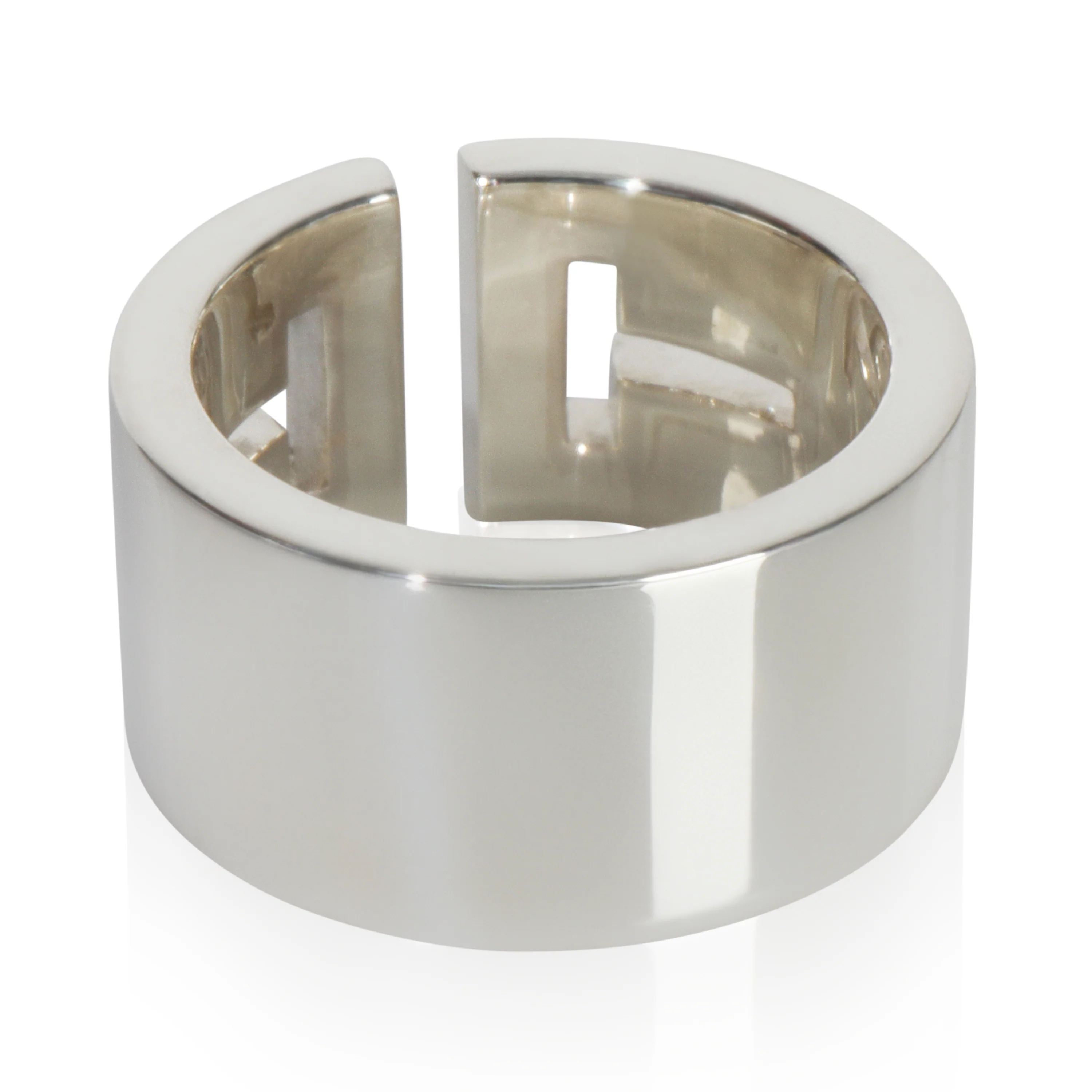 Sterling Silver  T Cutout Ring - Image 3