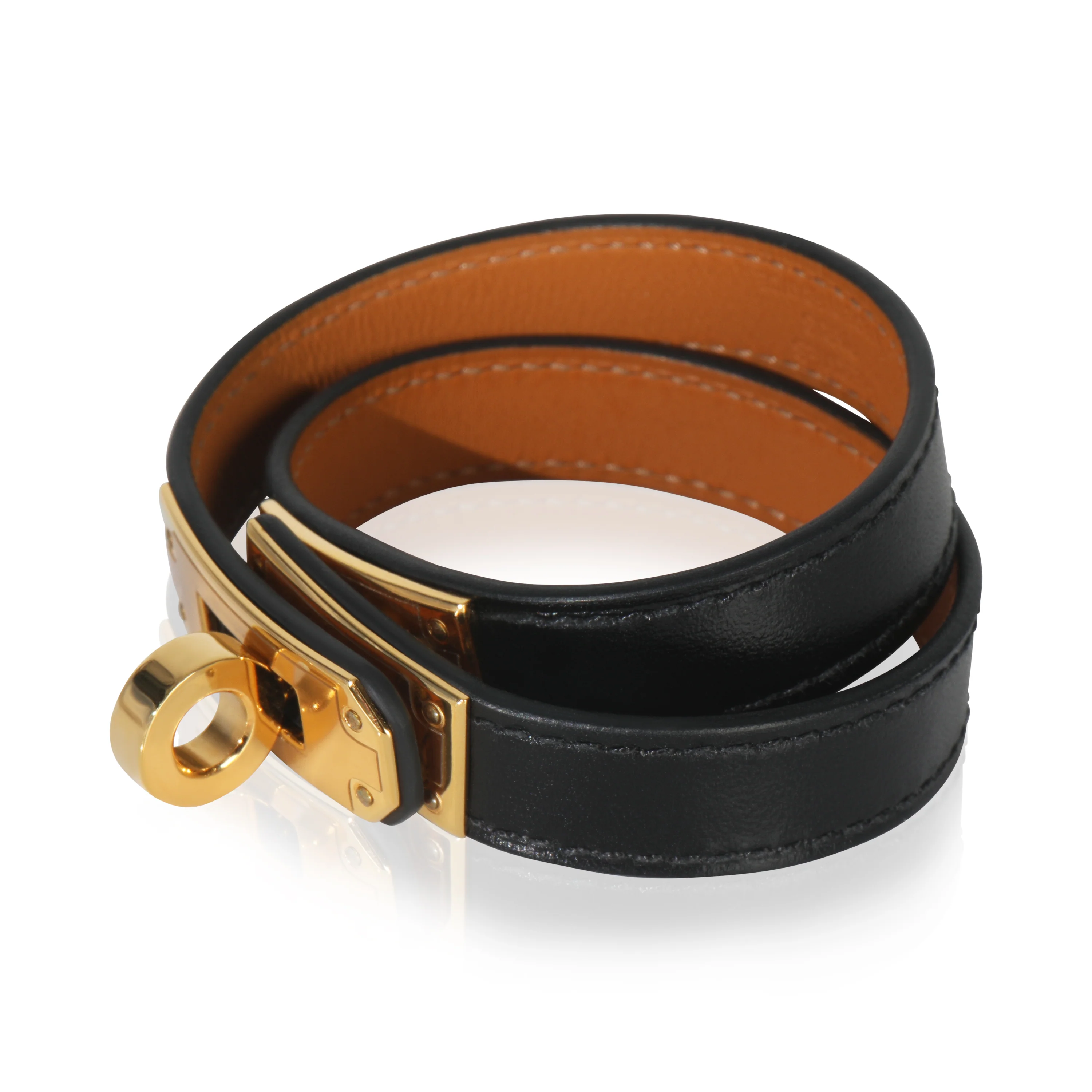 Gold-Plated  Kelly Double Tour Bracelet - Image 2
