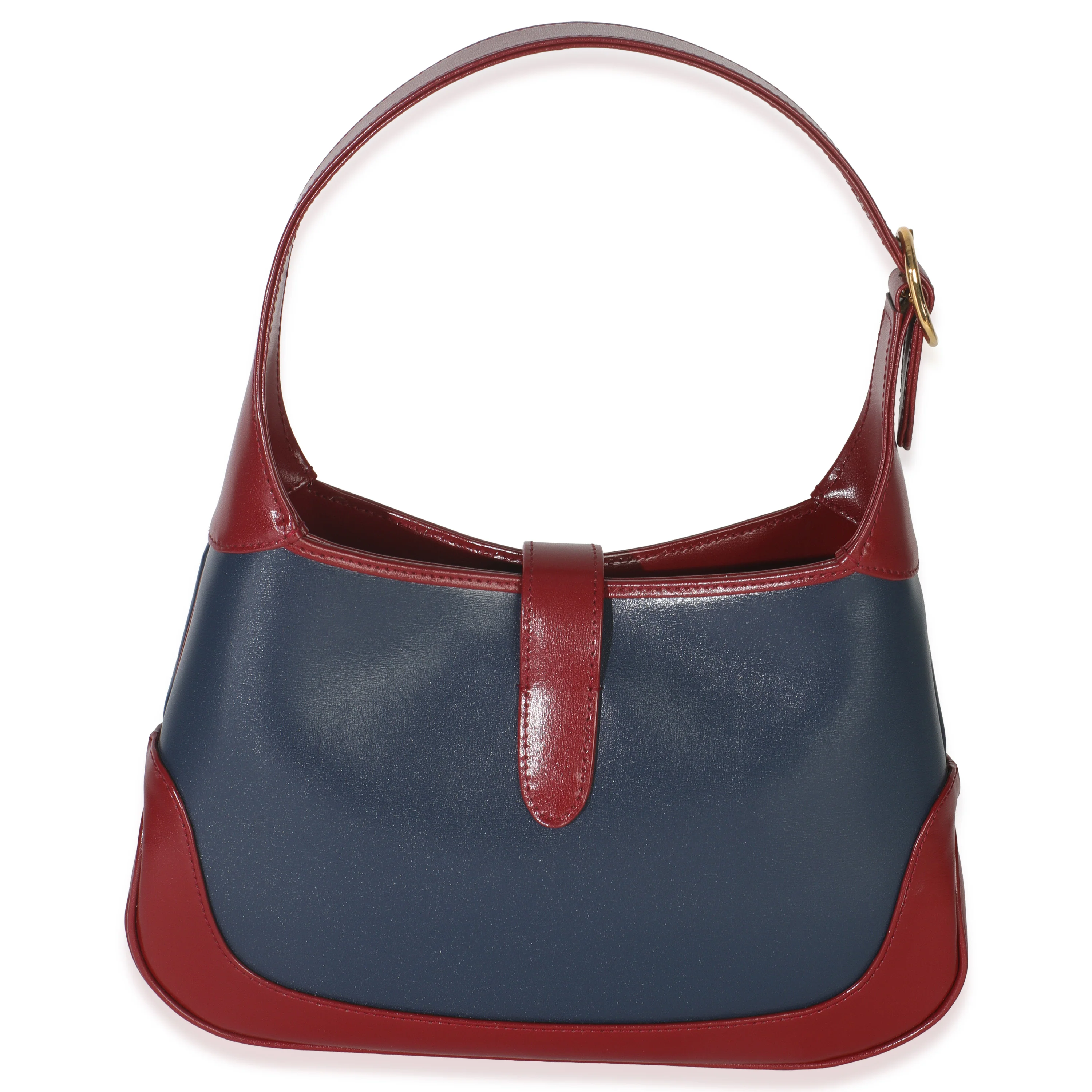 Red Blue Boarded Dyana Lux Calfskin Bi-Color Small Jackie 1961 Hobo - Image 4