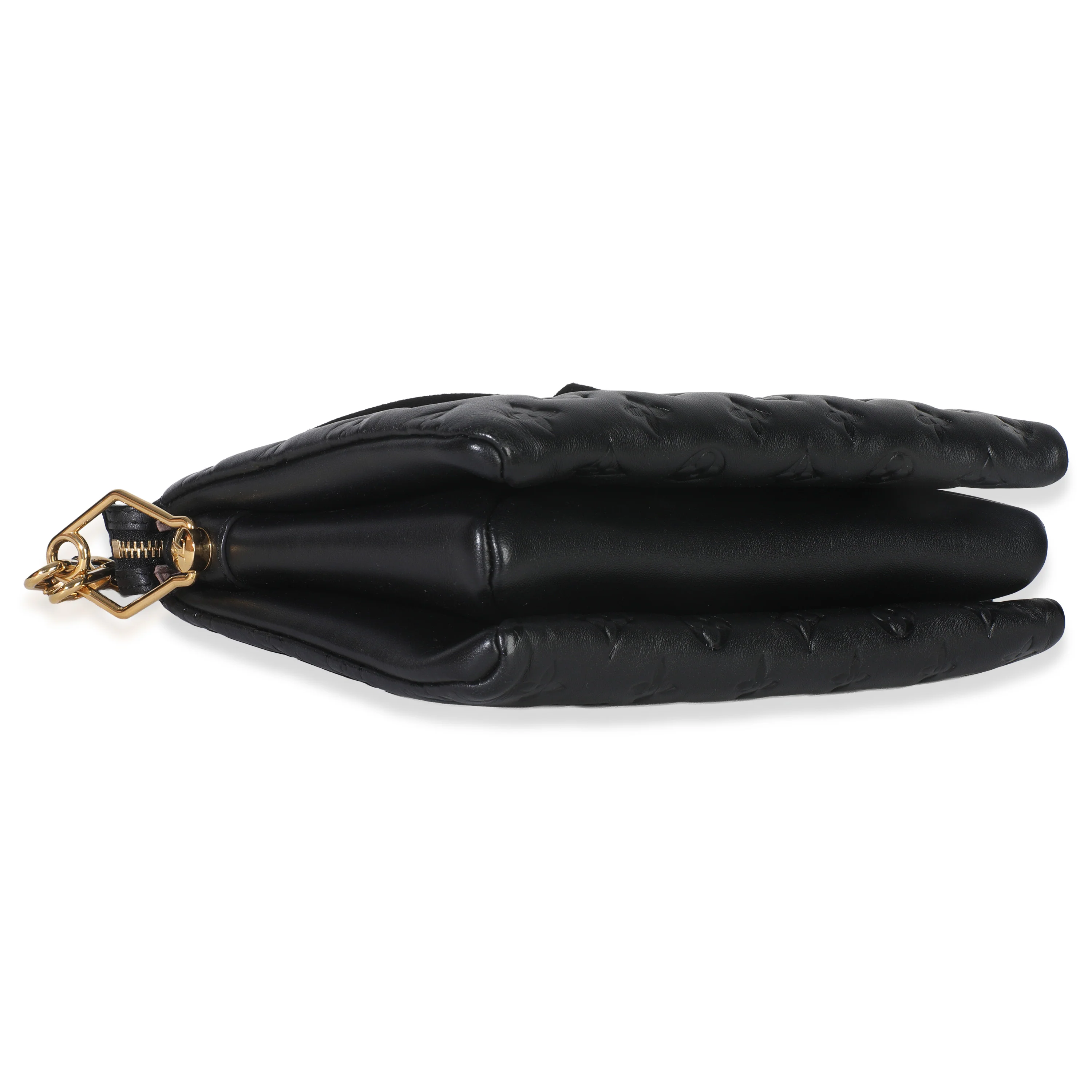Black Monogram Embossed Lambskin Coussin PM - Image 5