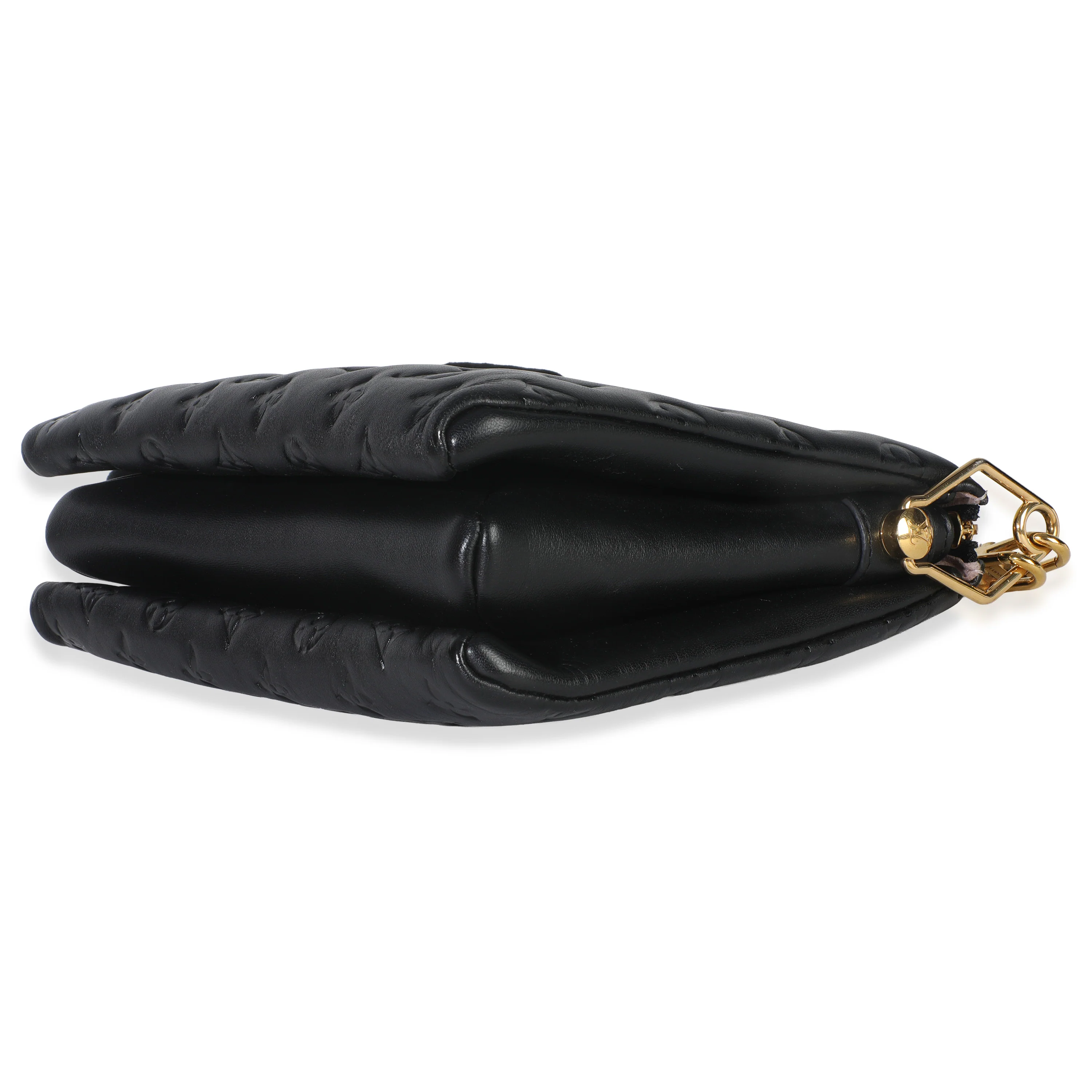 Black Monogram Embossed Lambskin Coussin PM - Image 6