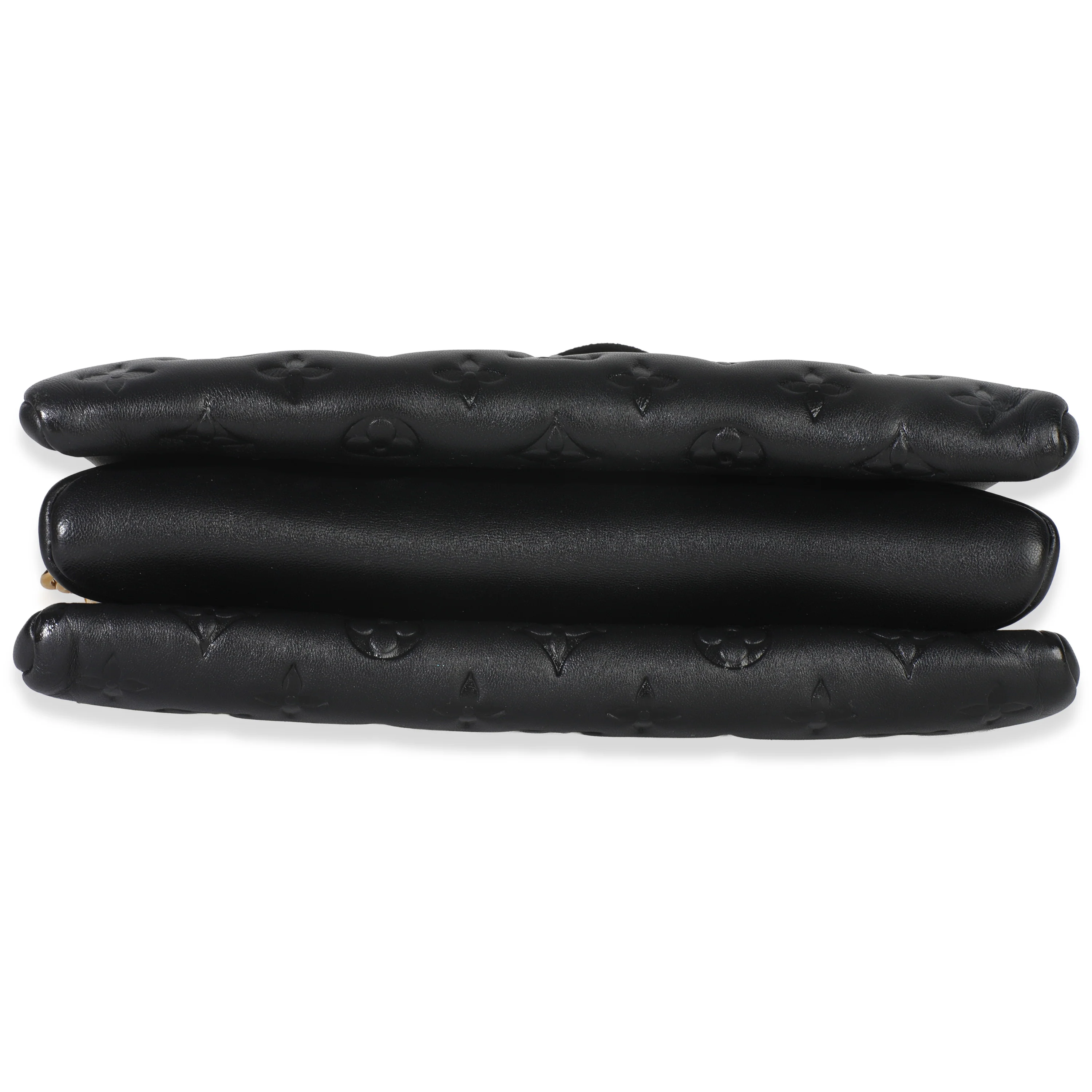 Black Monogram Embossed Lambskin Coussin PM - Image 7