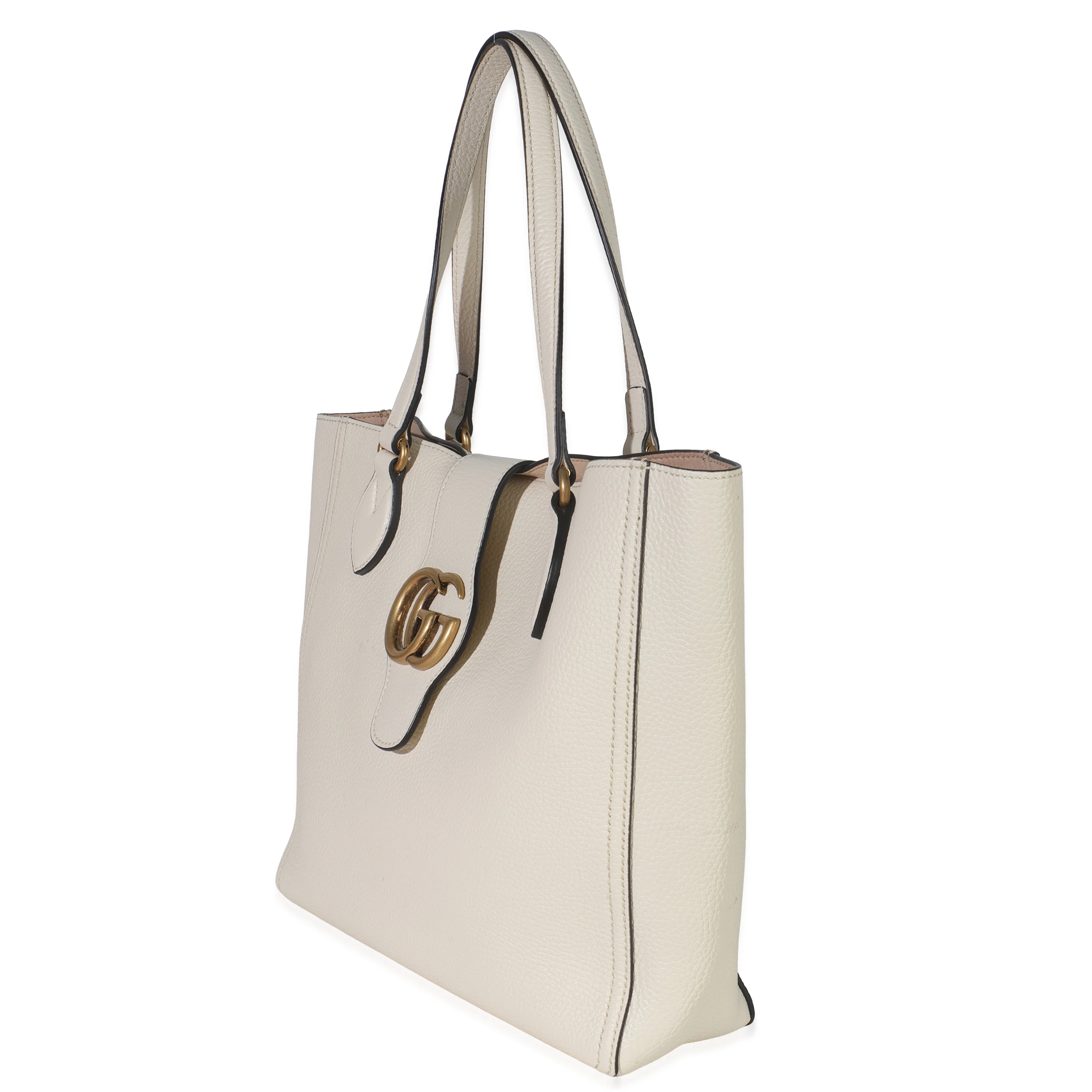 White Calfskin GG Marmont Tote - Image 2