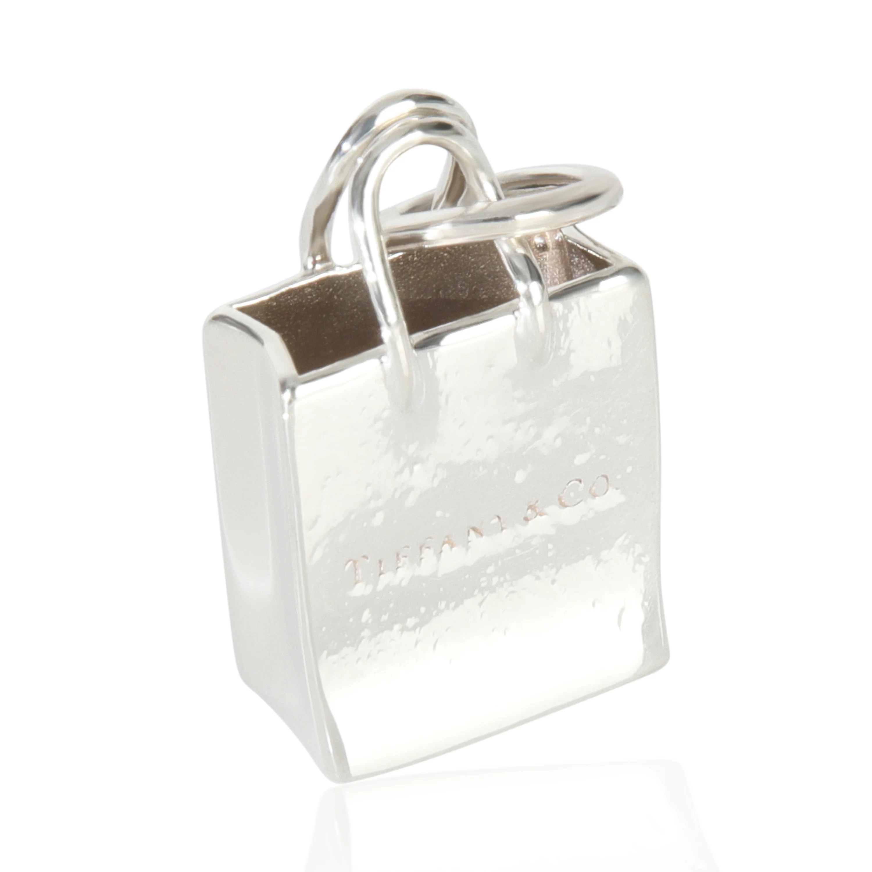 Sterling Silver Shopping Bag Charm - Image 3