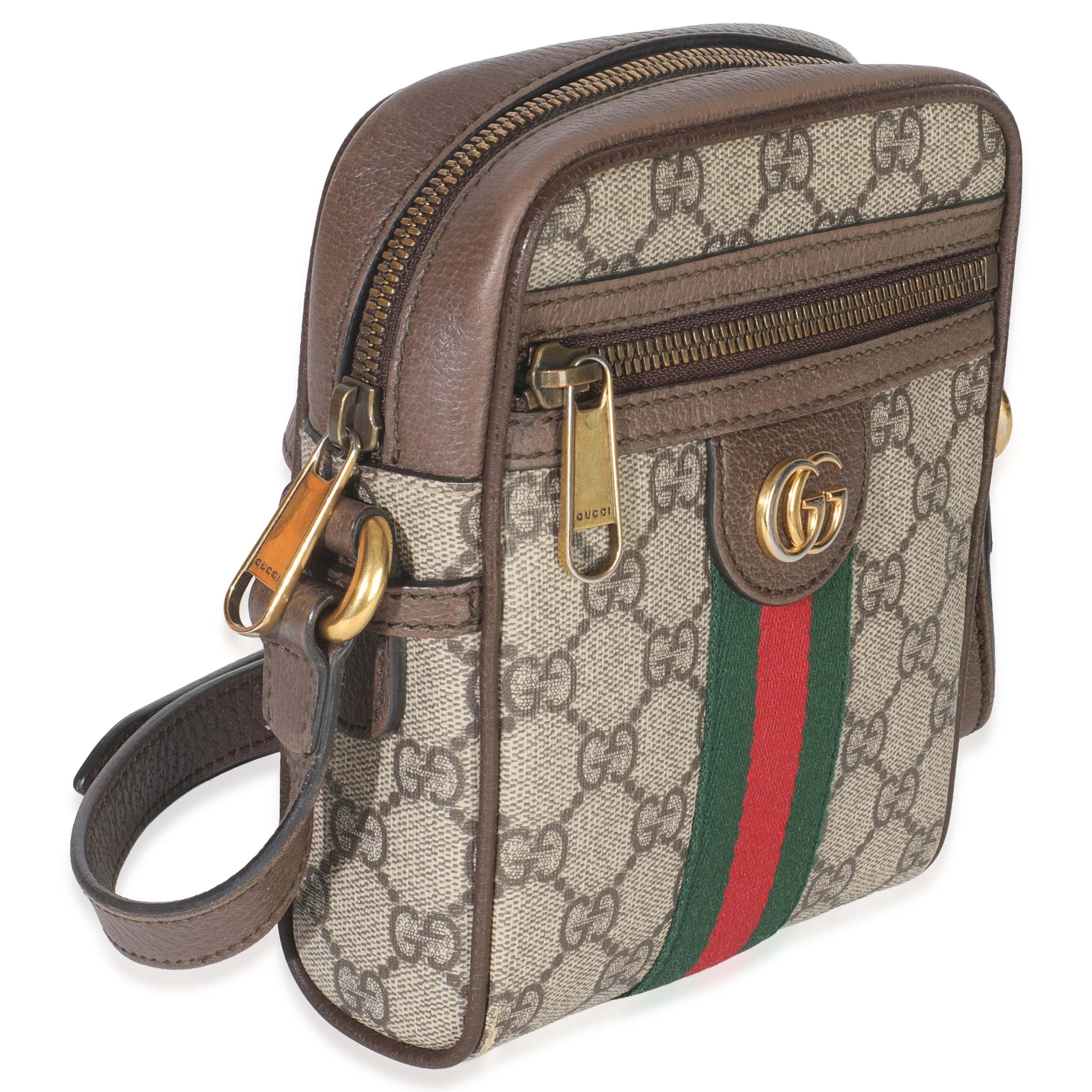 Beige GG Supreme Canvas Ophidia Mini Messenger - Image 3