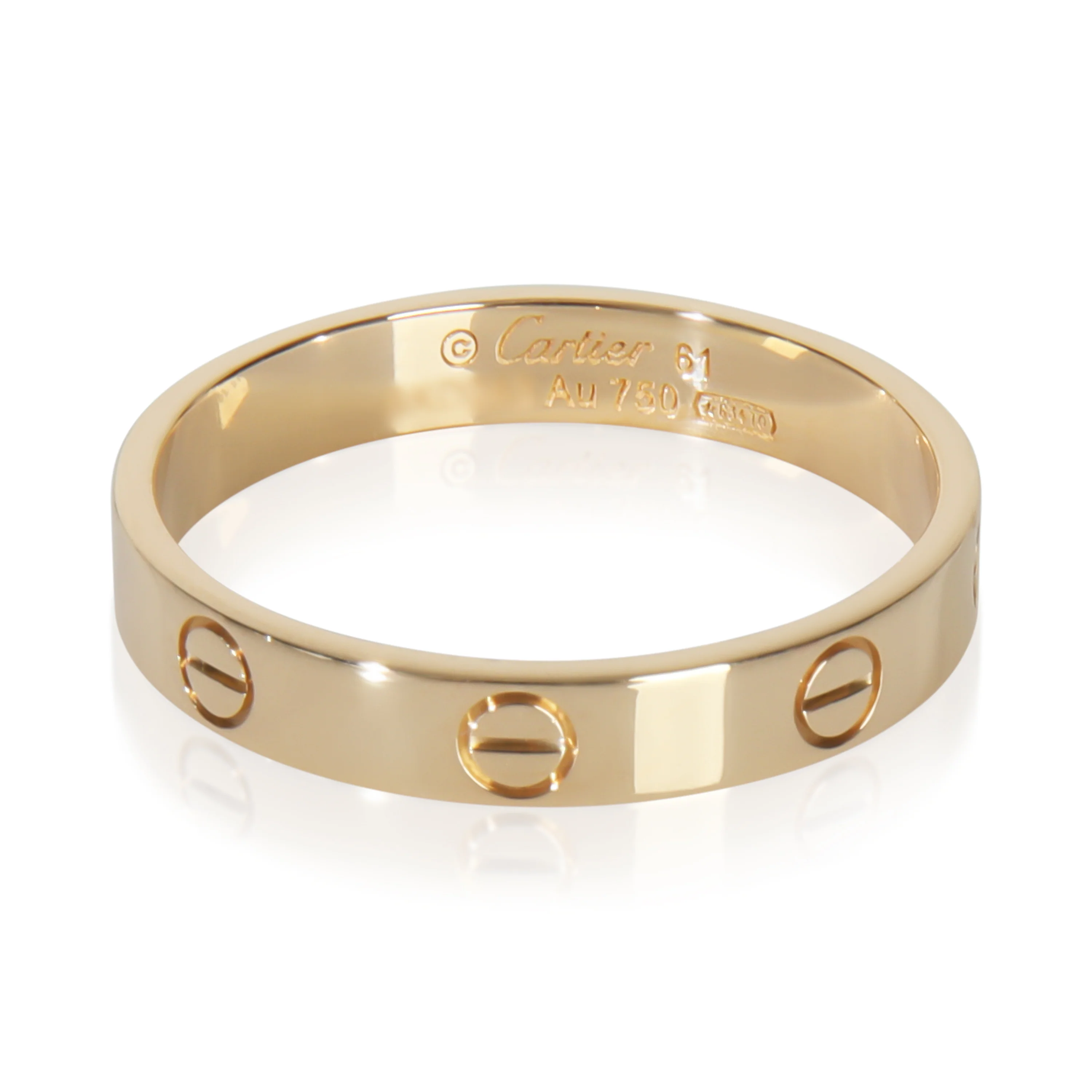 Yellow Gold Small Model Love Ring