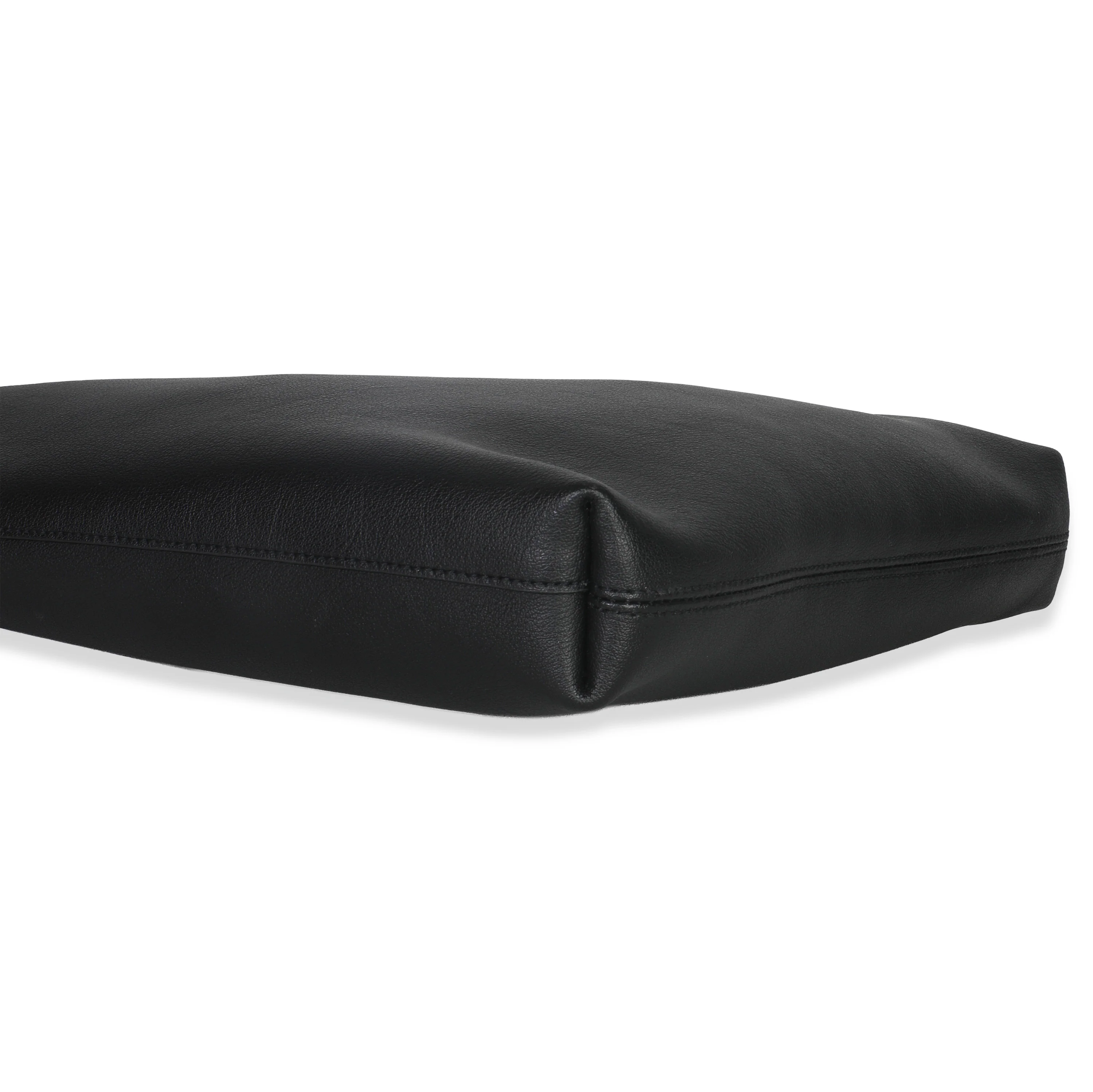 Black Leather Bold Hobo - Image 6