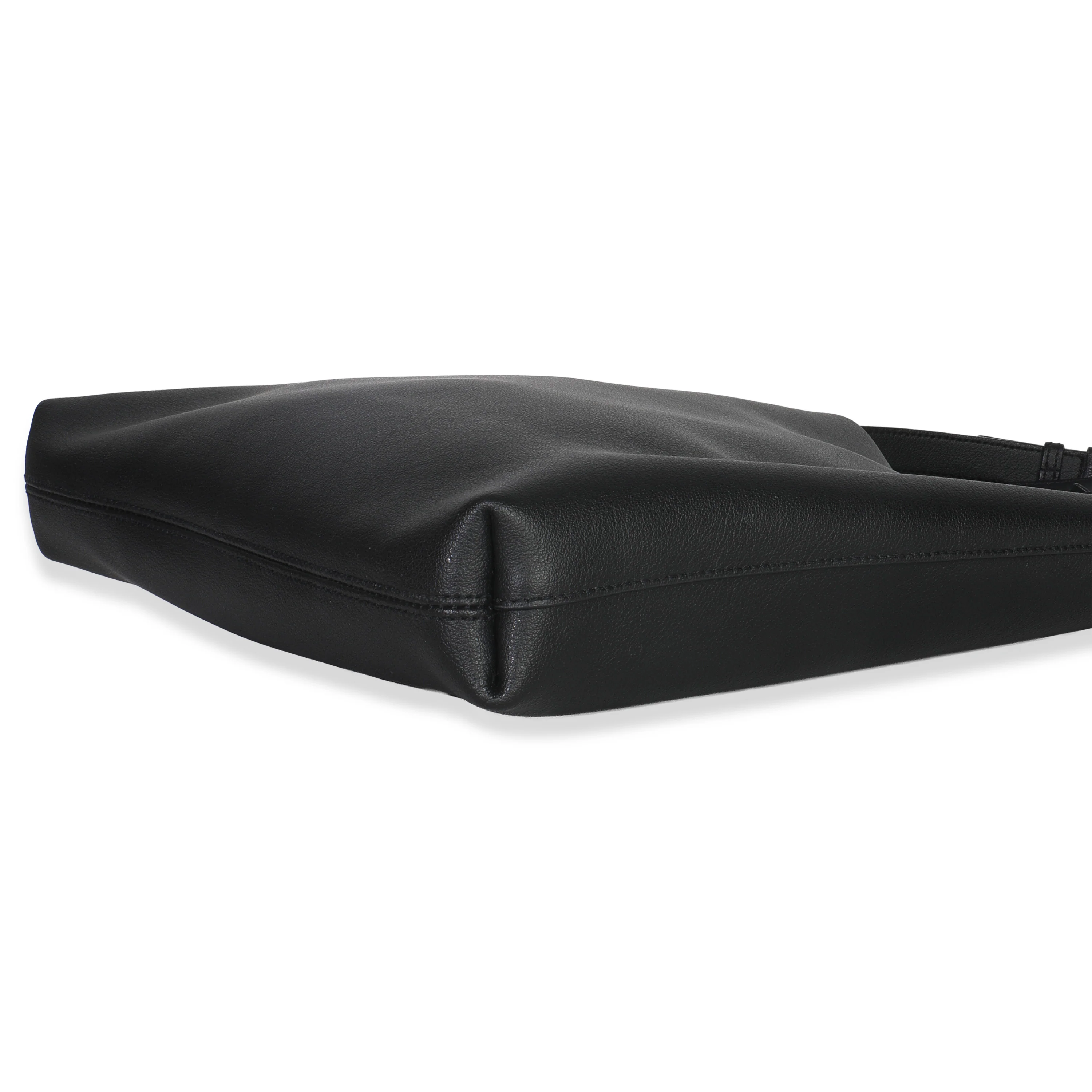 Black Leather Bold Hobo - Image 7