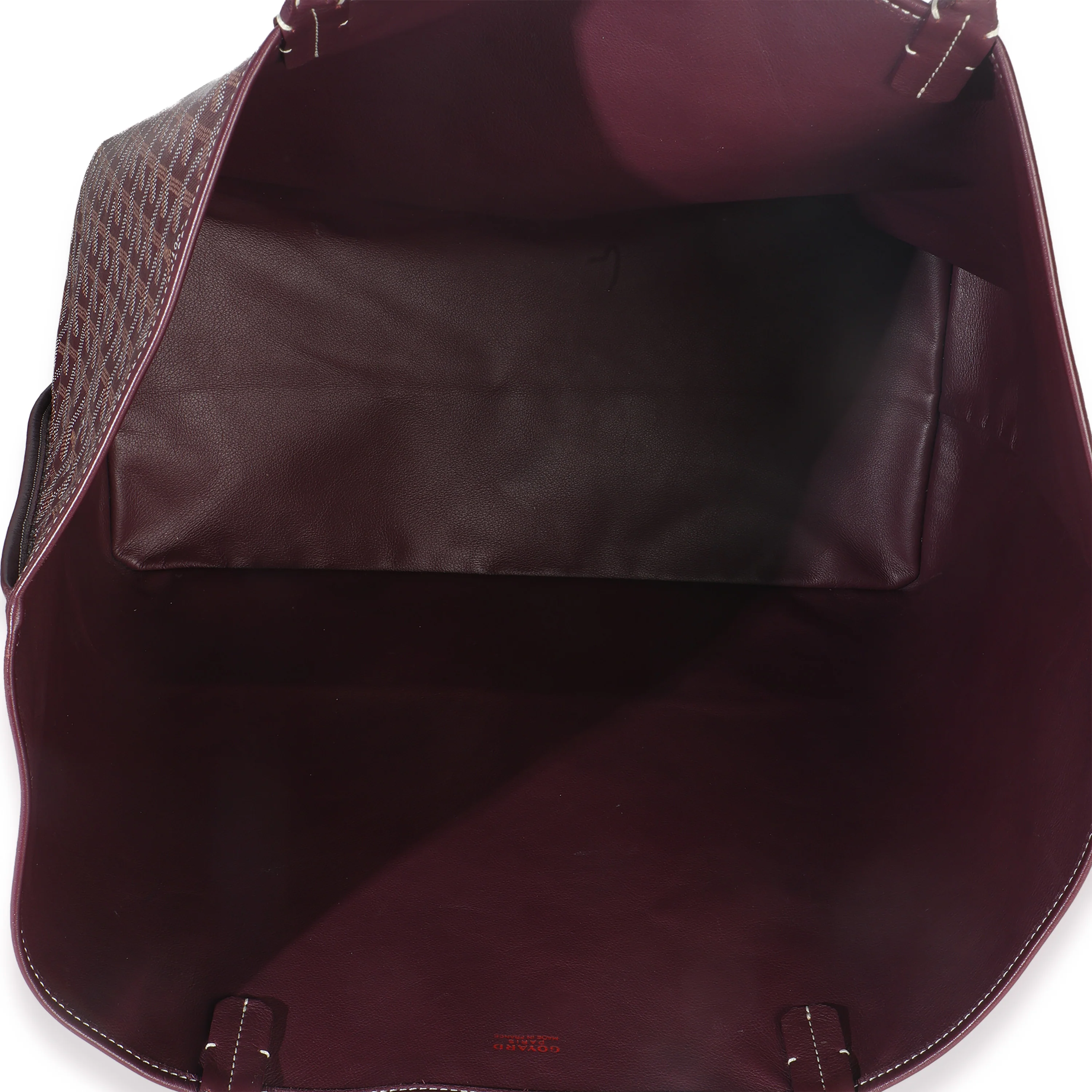 Burgundy Goyardine Canvas Anjou GM - Image 8