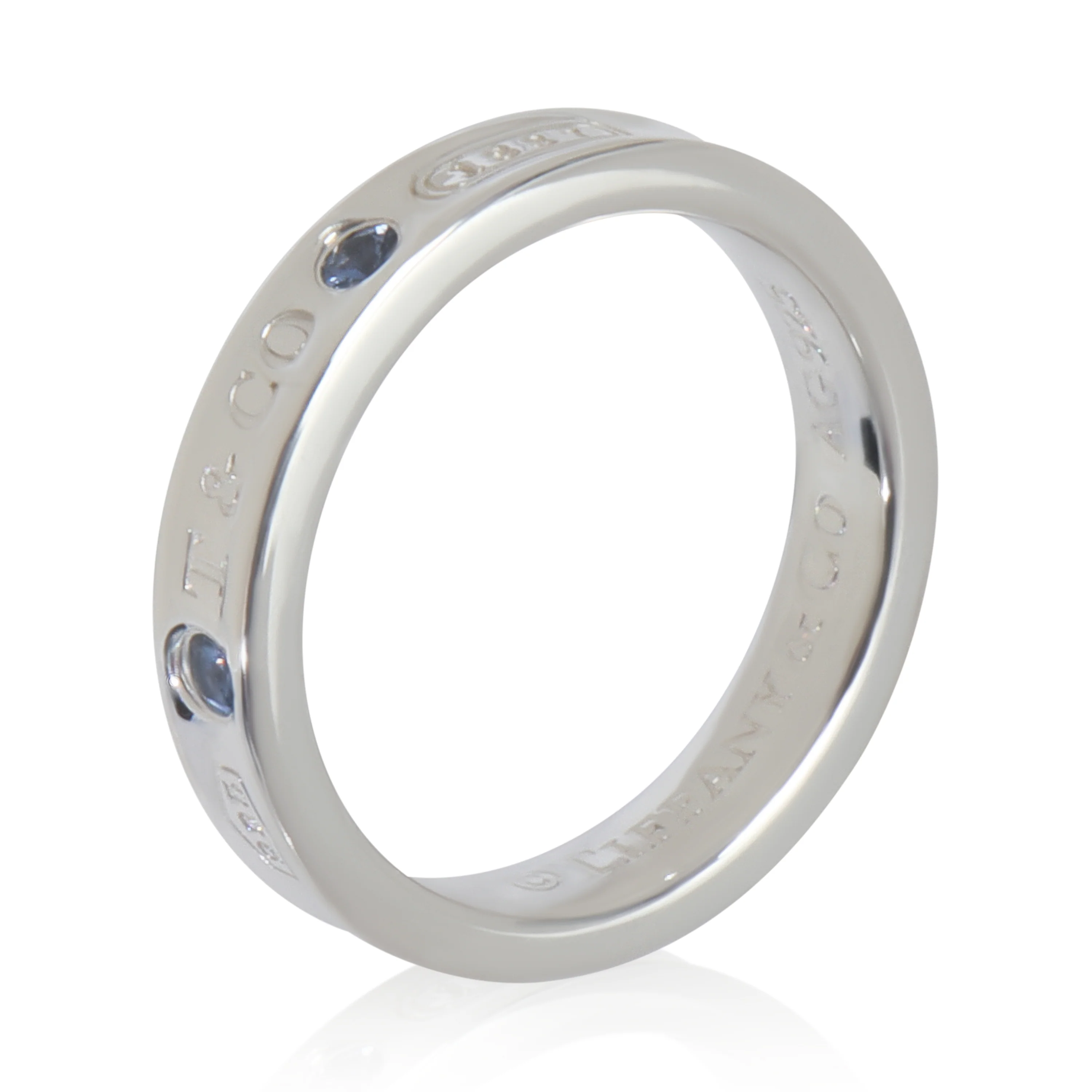 Sterling Silver Sapphire 1837 Narrow Ring - Image 6