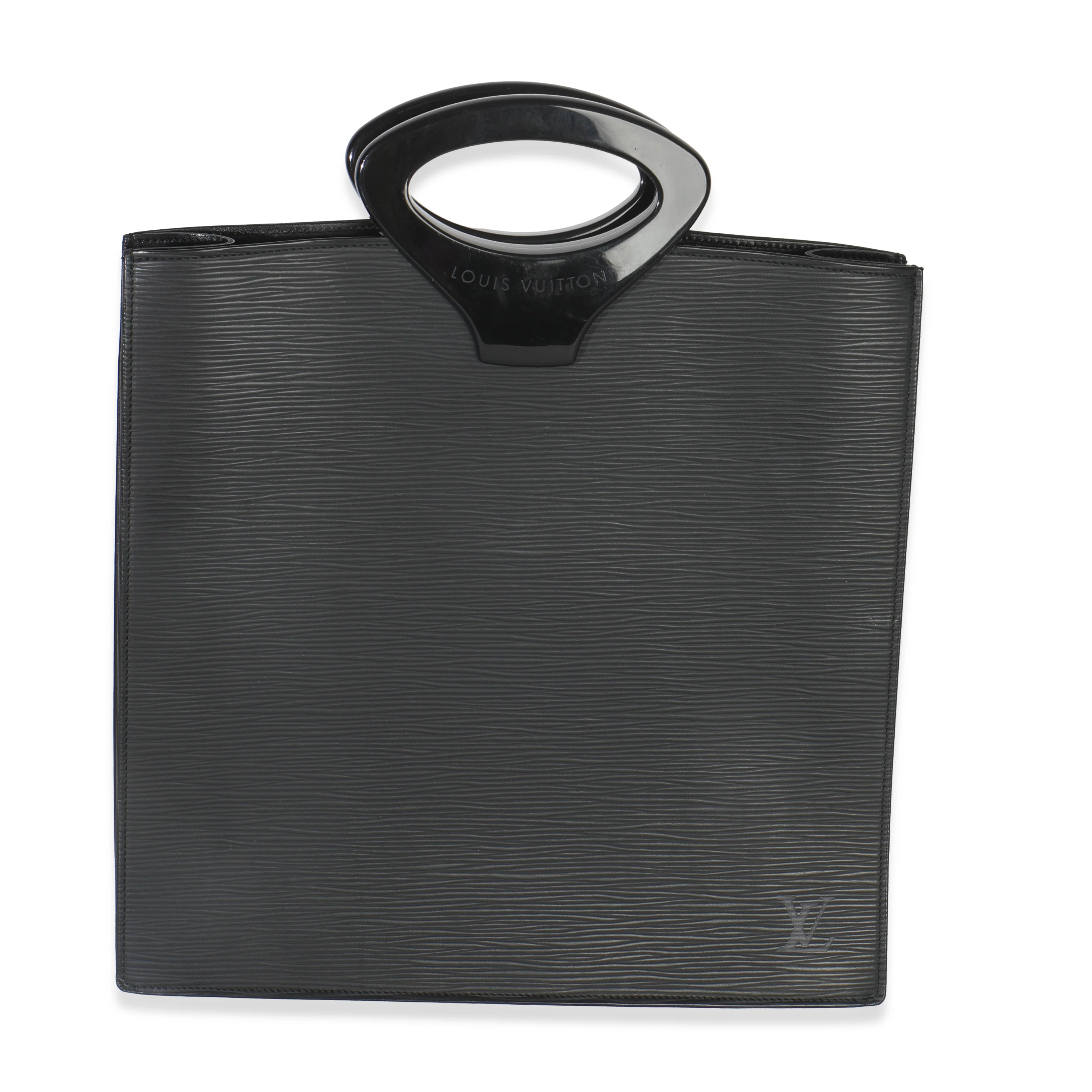 Vintage Black Epi Ombre Top Handle