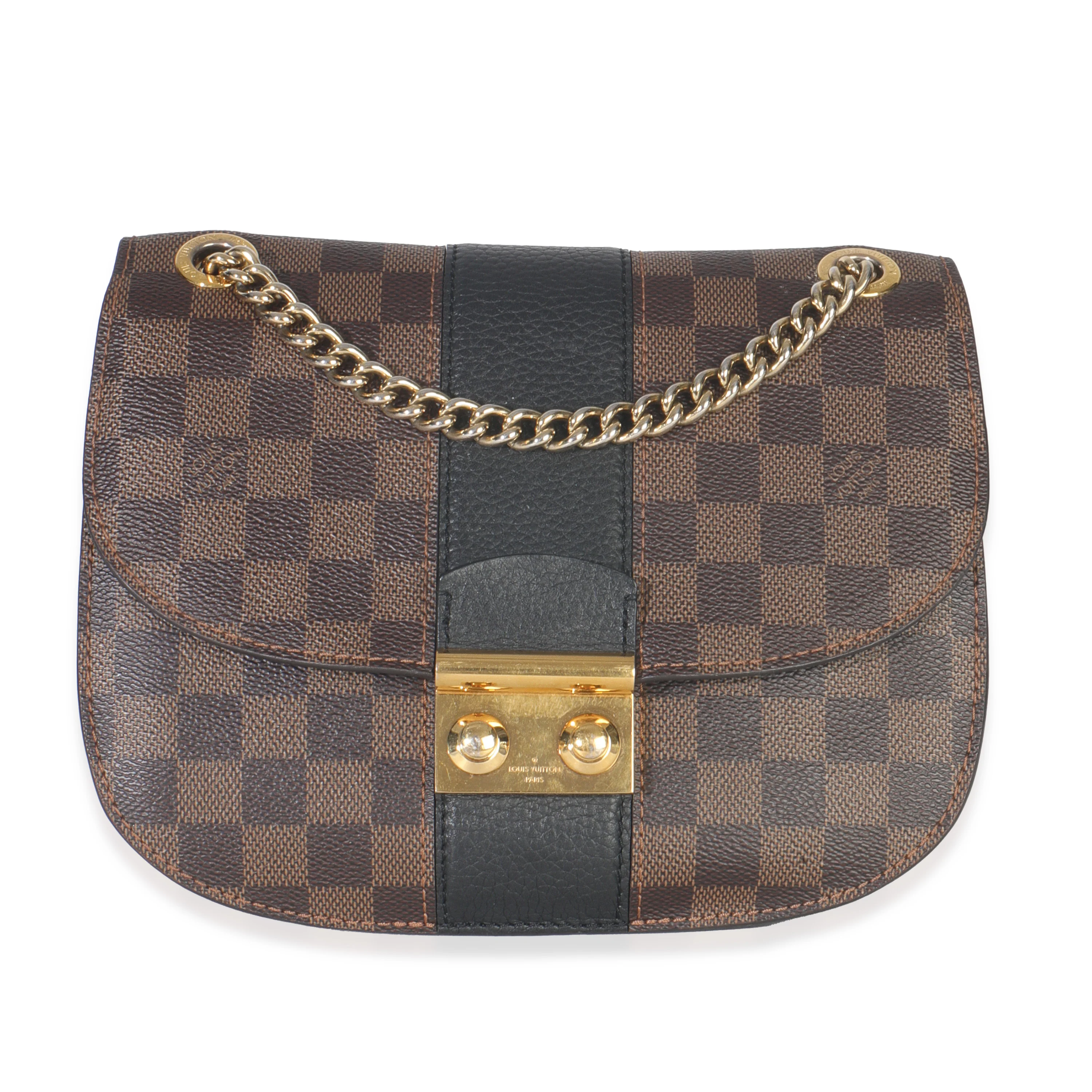 Black Taurillon Damier Ebene Canvas Wight
