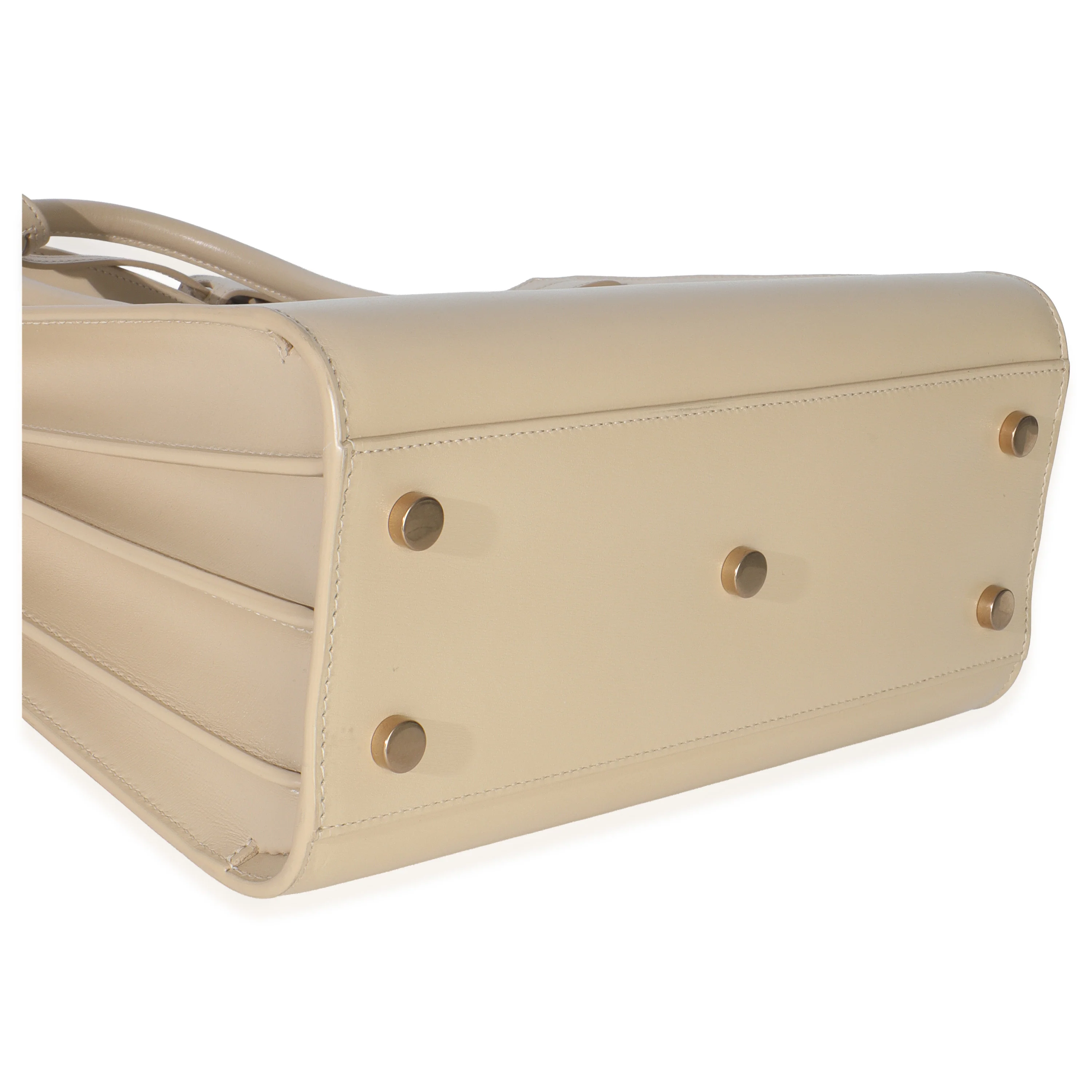 Beige Smooth Calfskin Baby Sac De Jour - Image 6