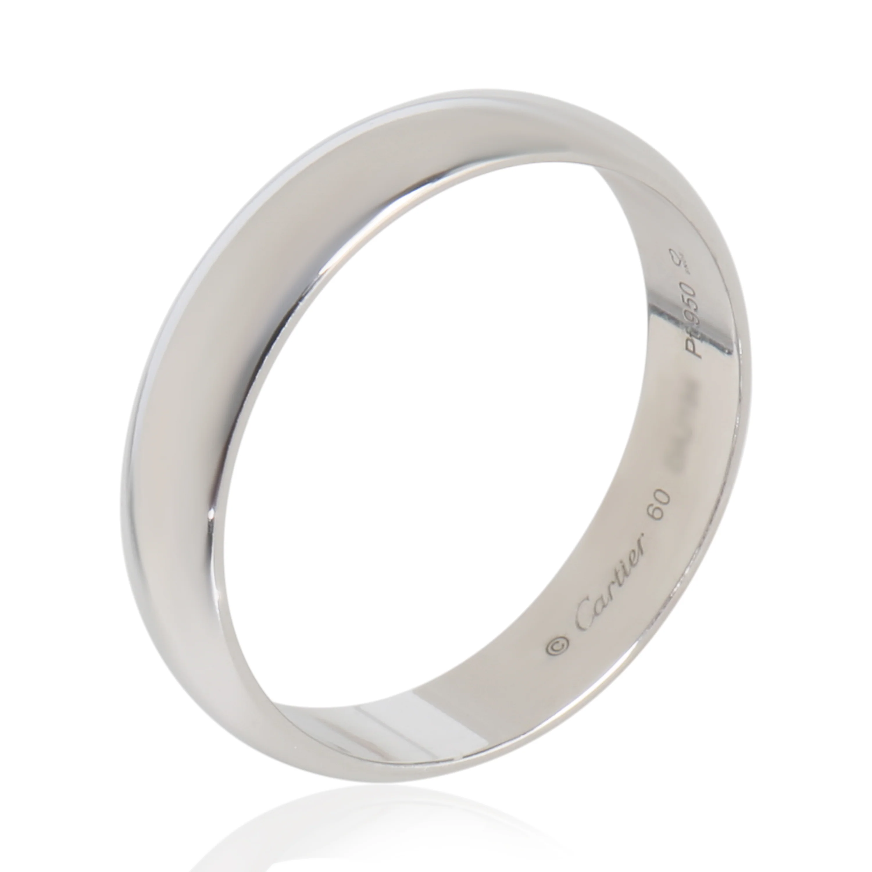Platinum  1895 5mm Band - Image 3