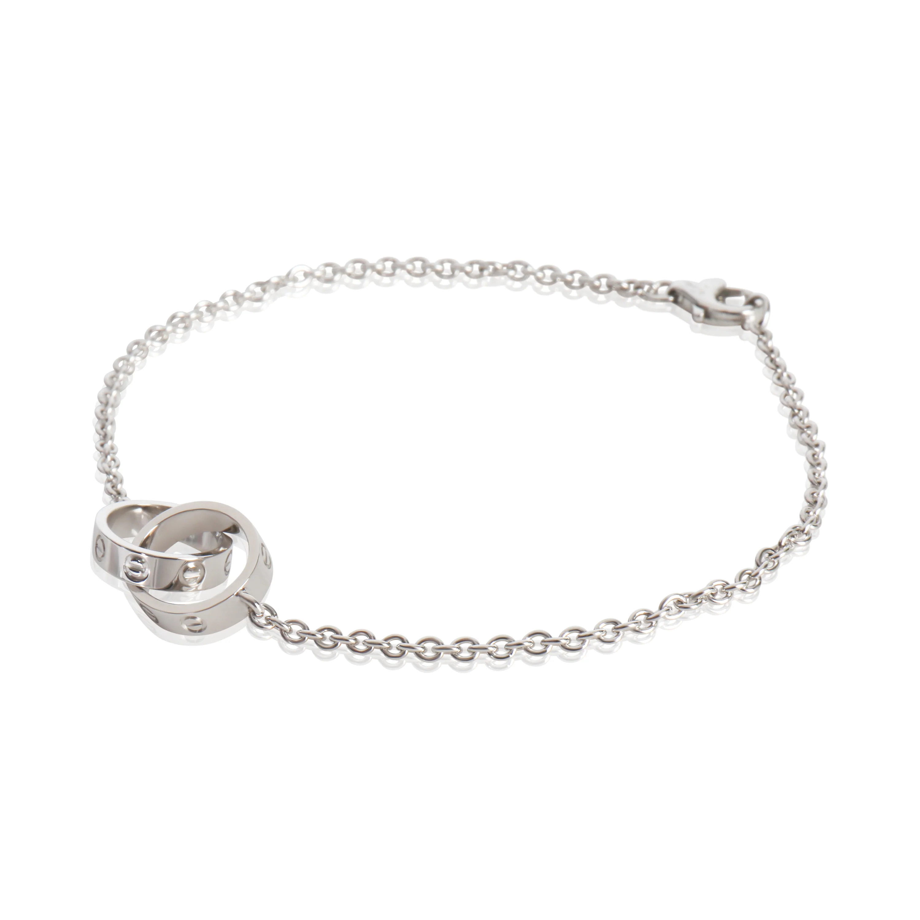 White Gold  Love Bracelet - Image 2