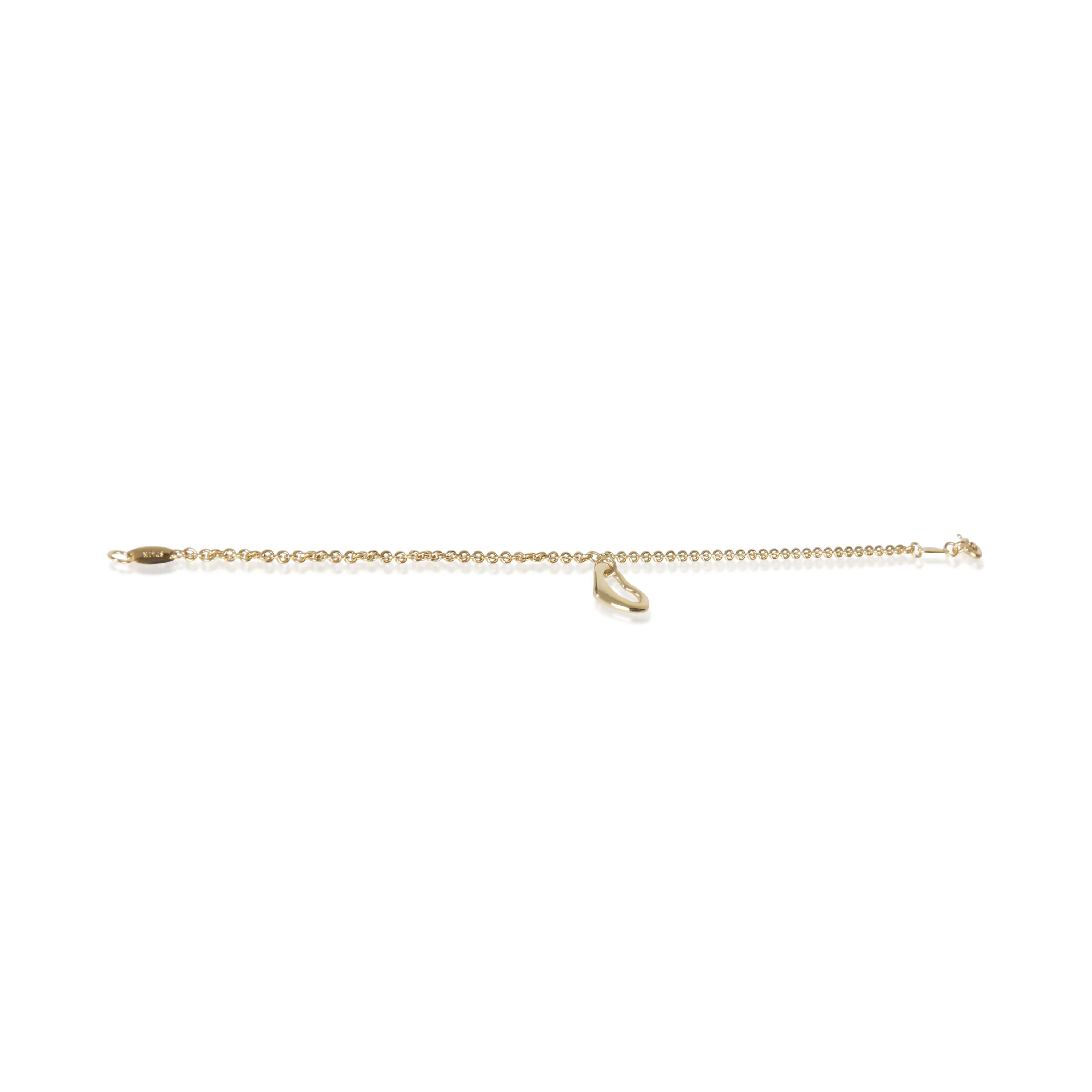 Yellow Gold Elsa Peretti Open Heart Bracelet - Image 4
