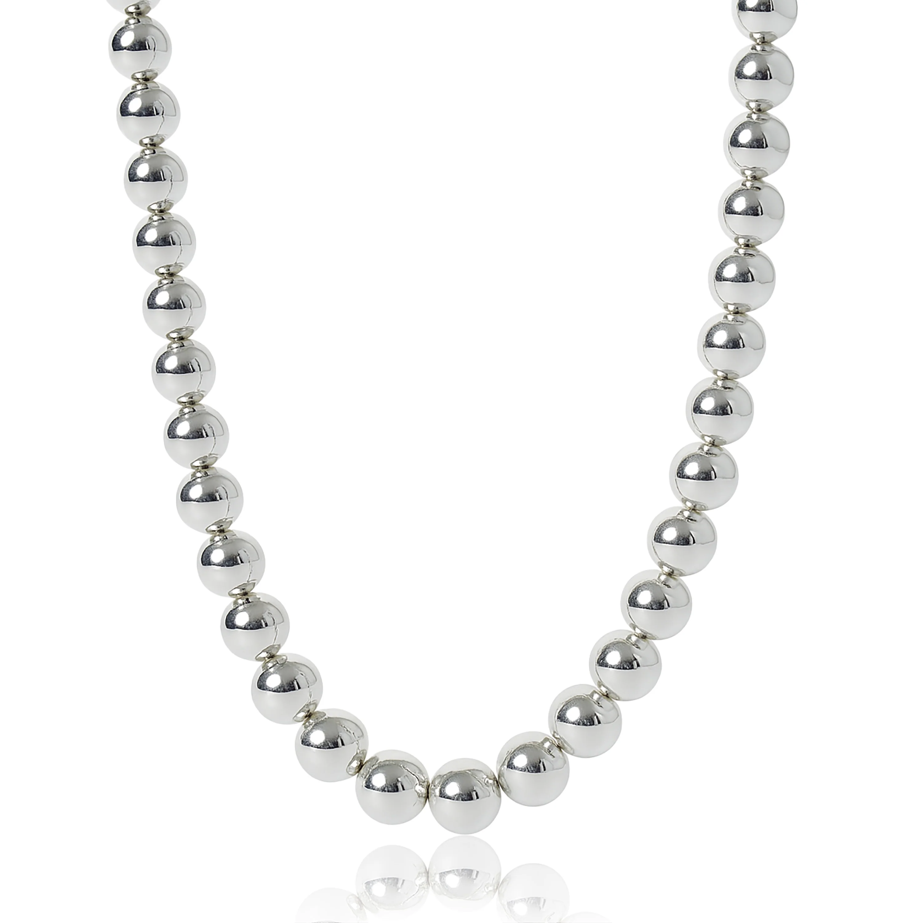 Sterling Silver HardWear Graduating Ball Necklace