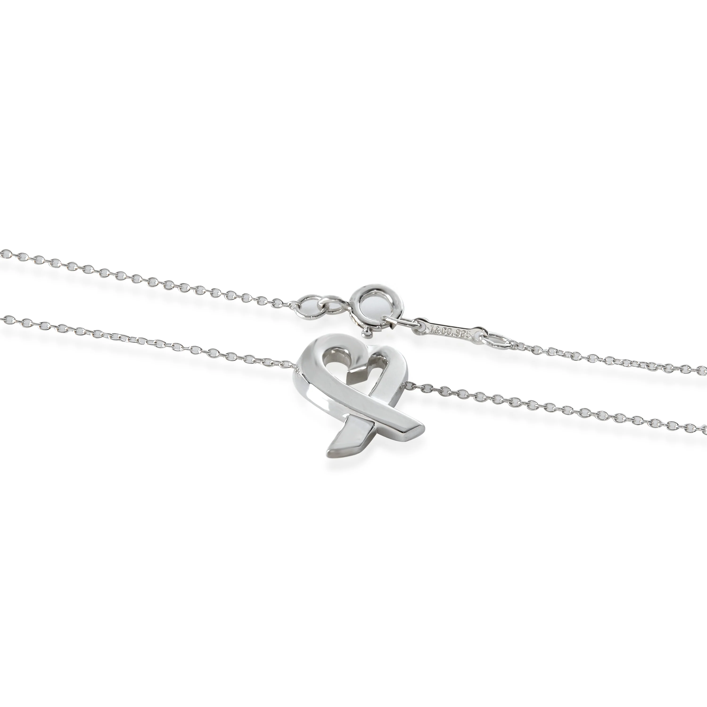 Sterling Silver  Paloma Picasso Small Model Loving Heart Pendant - Image 3