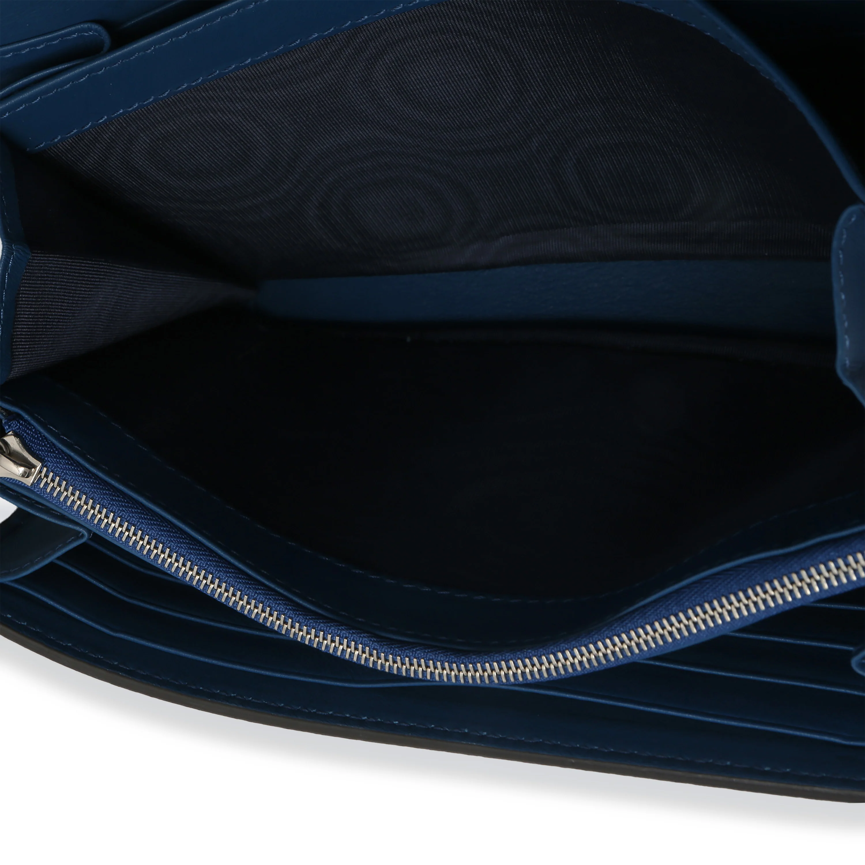 Blue Beige GG Supreme Canvas Blooms Dionysus Chain Wallet - Image 8