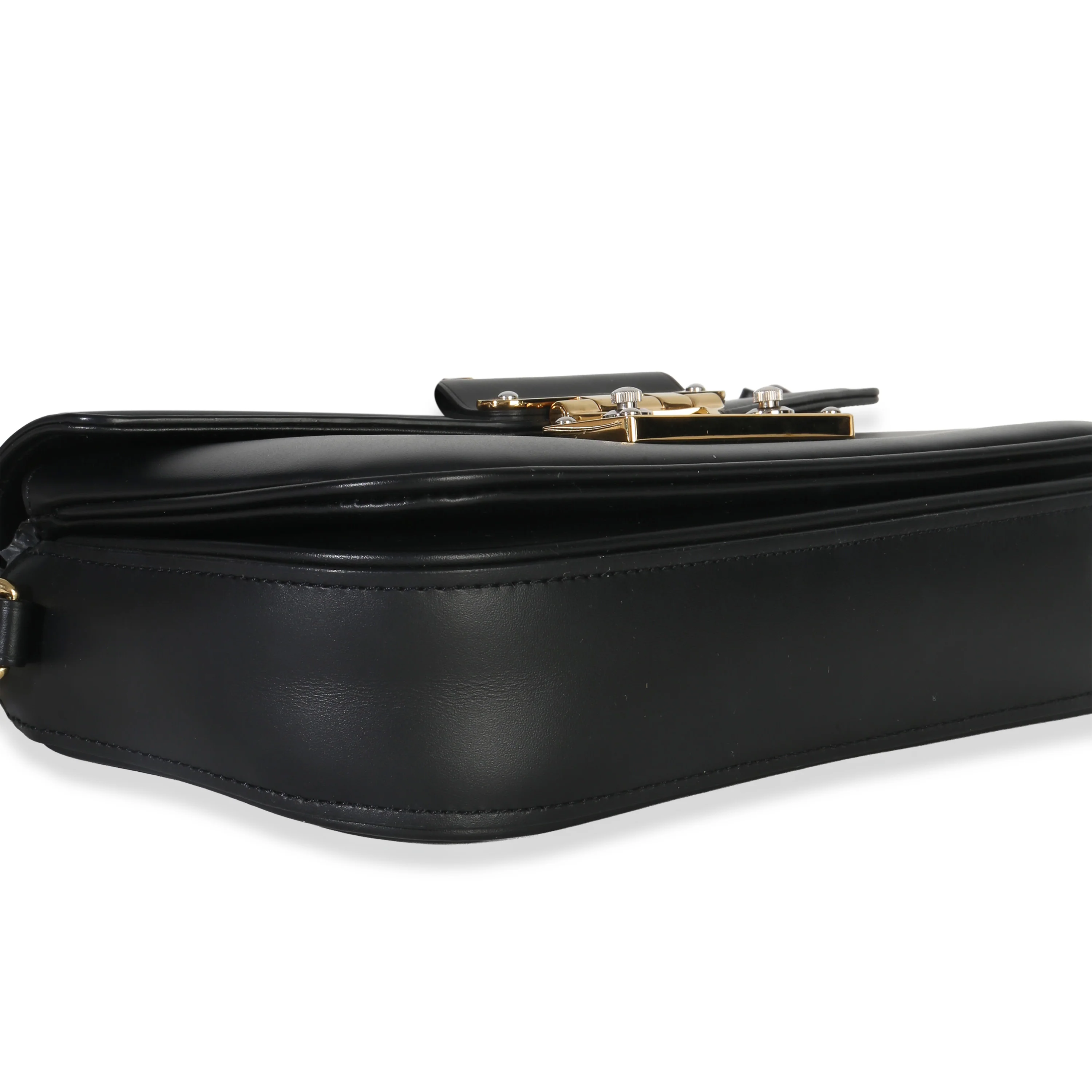 Black Calfskin Monogram Swing Bag - Image 6