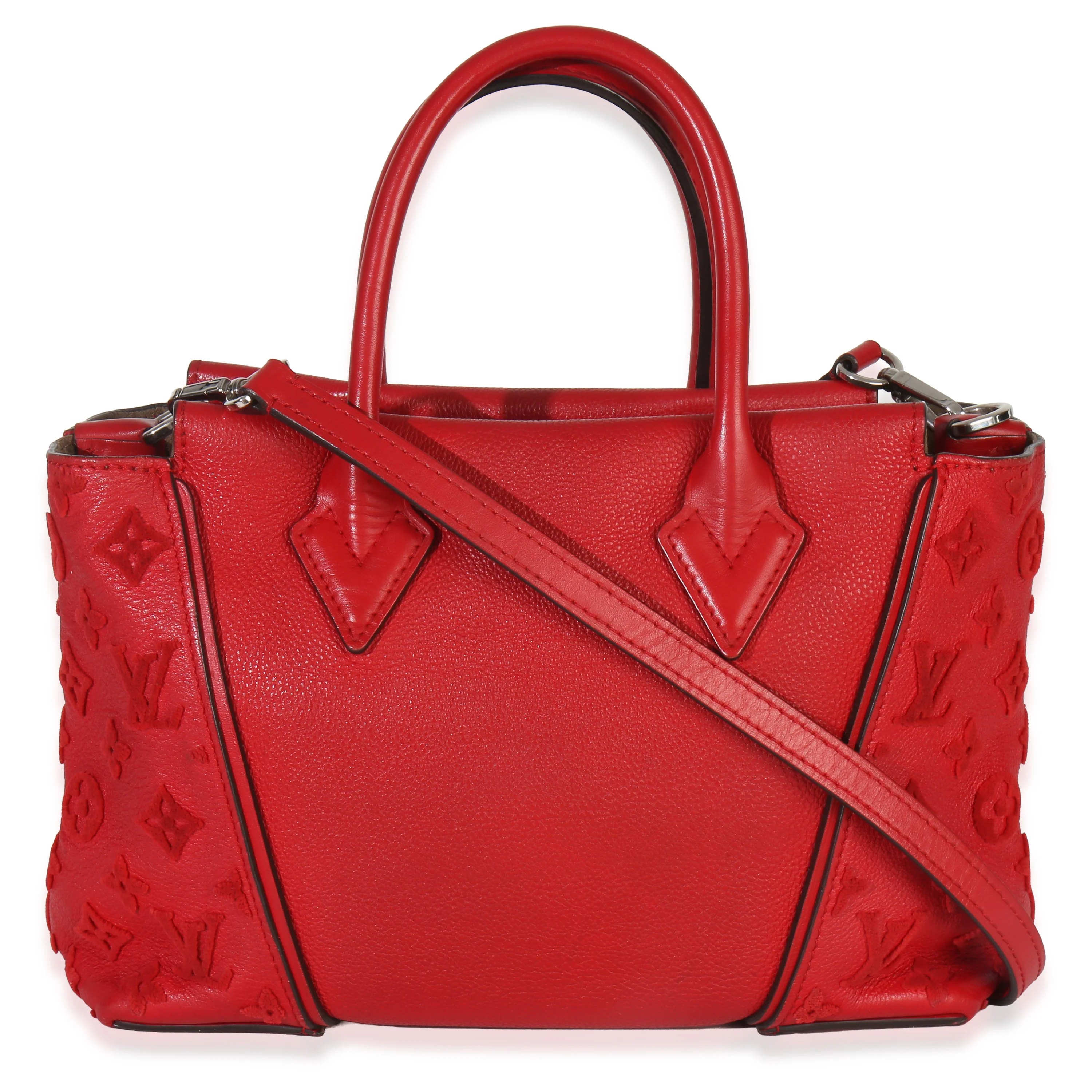 Framboise Calfskin Monogram Tote W BB - Image 4
