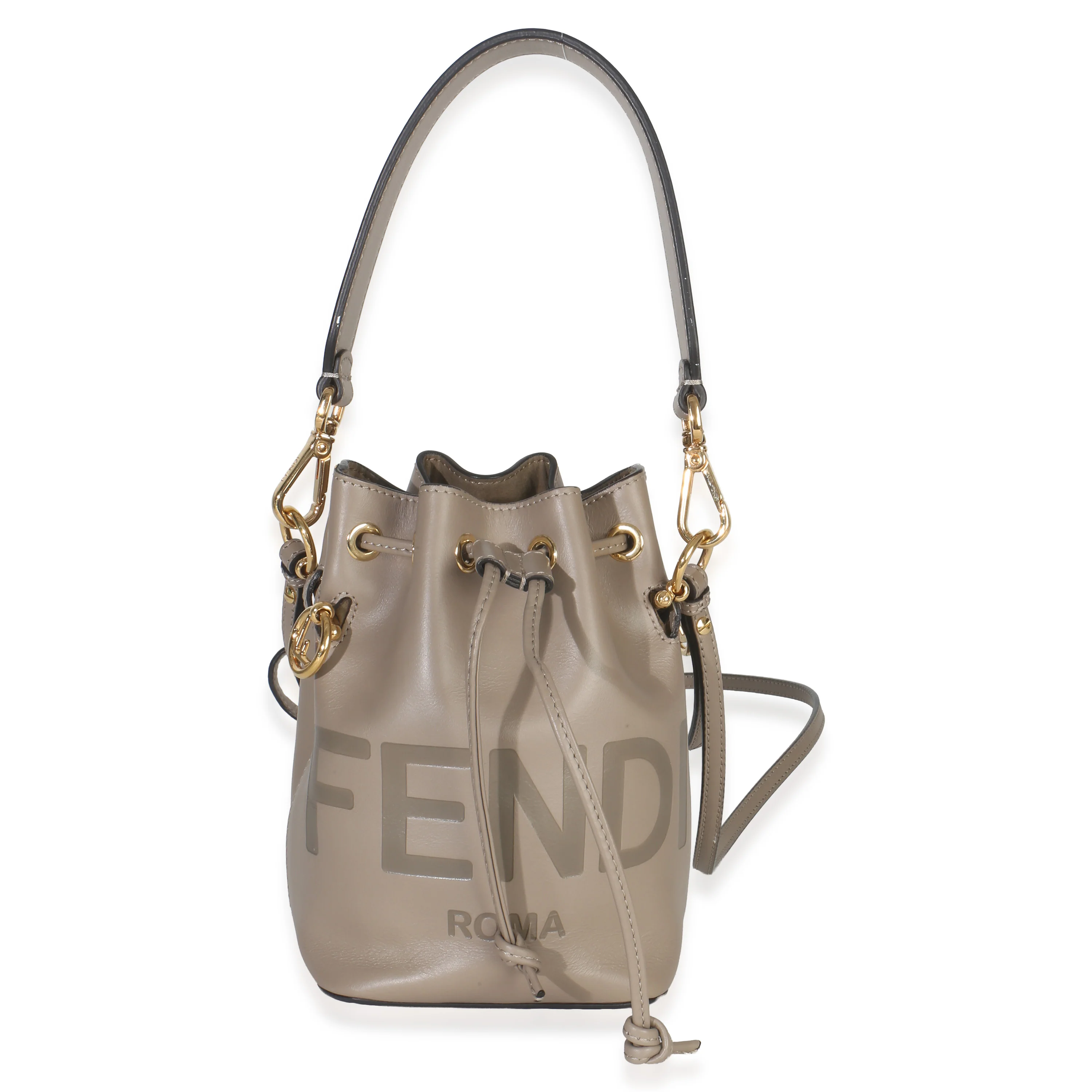 Tortora Vitello Cruise F is Fendi Mini Mon Tresor Bucket Bag