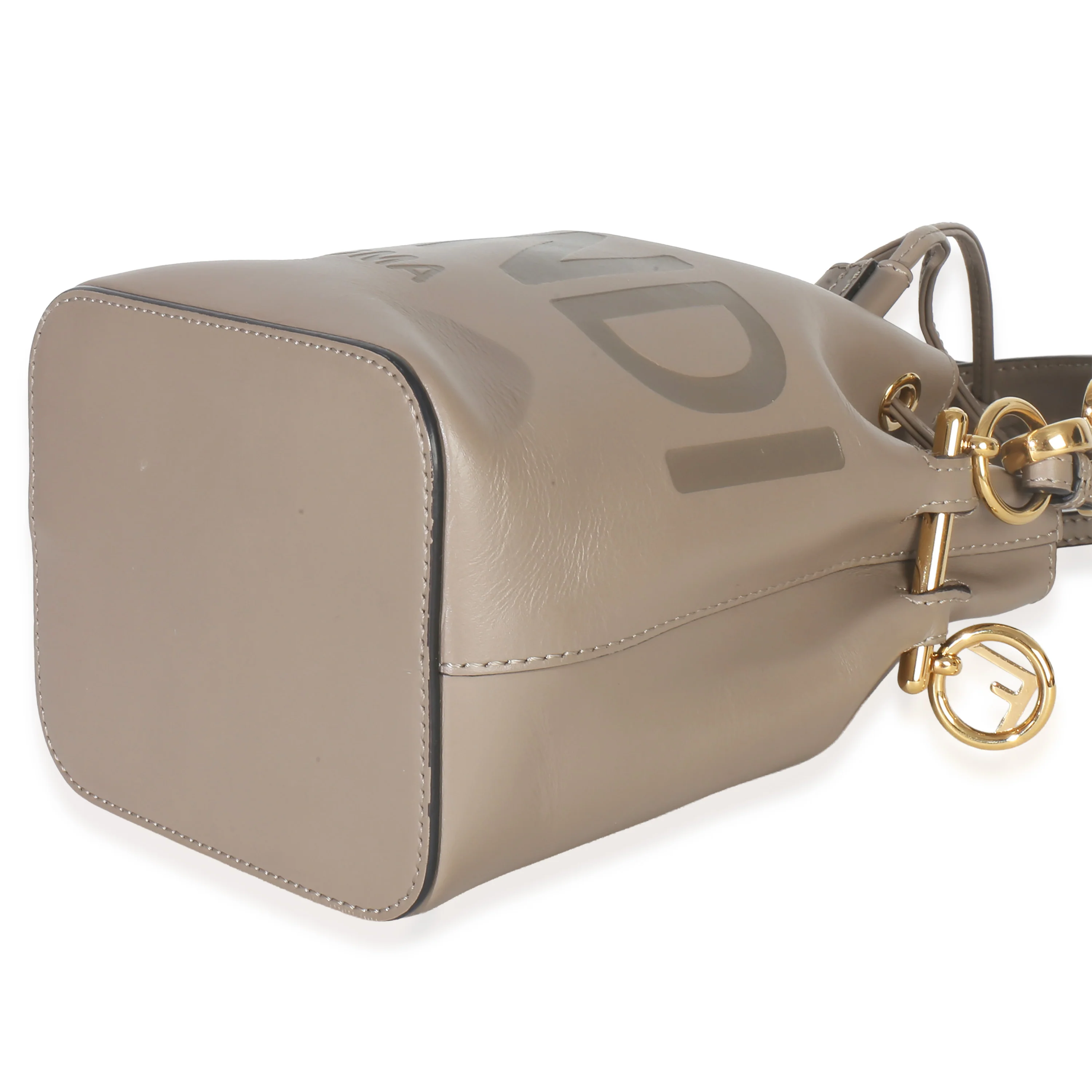 Tortora Vitello Cruise F is Fendi Mini Mon Tresor Bucket Bag - Image 6