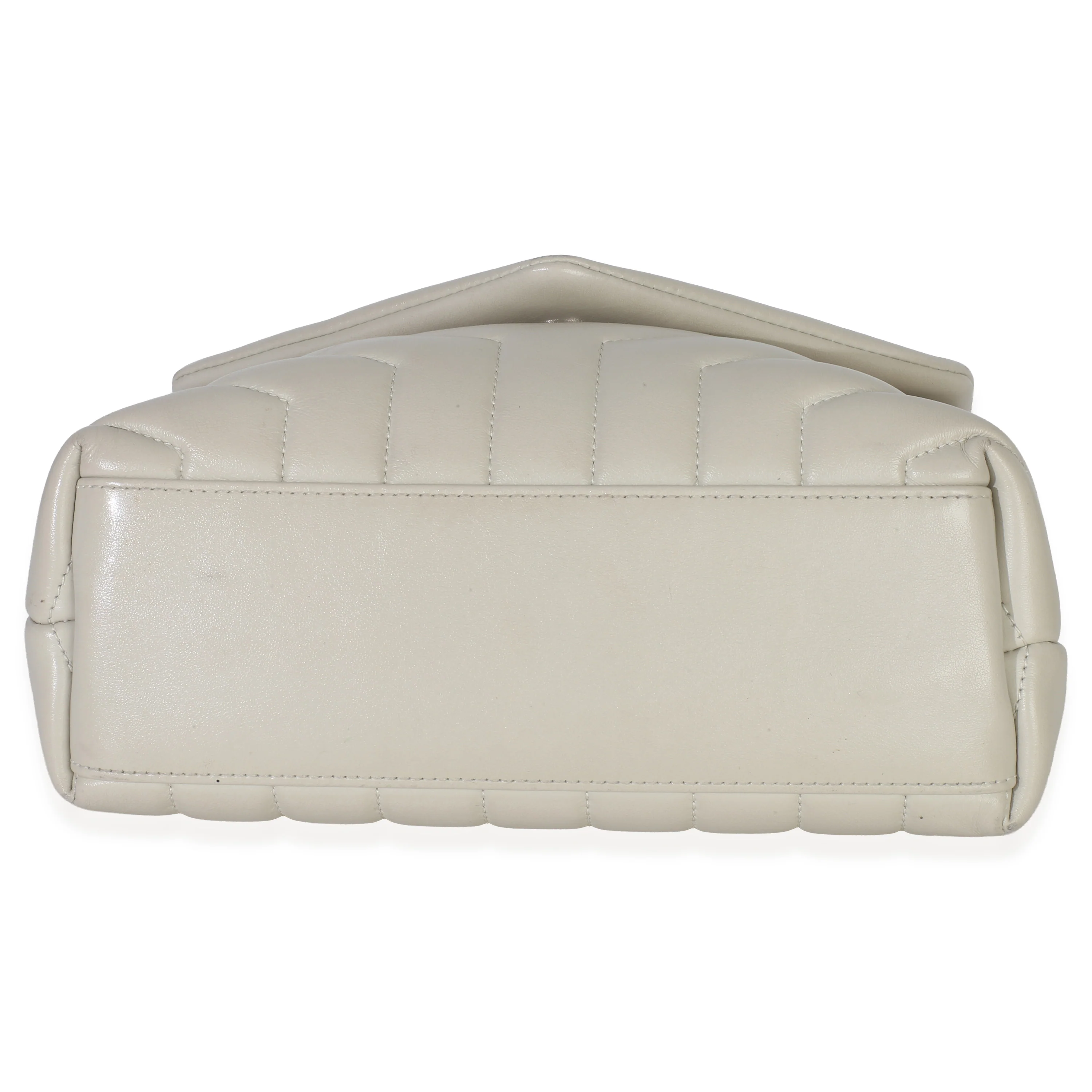 Beige Quilted Calfskin Small Loulou Bag - Image 5