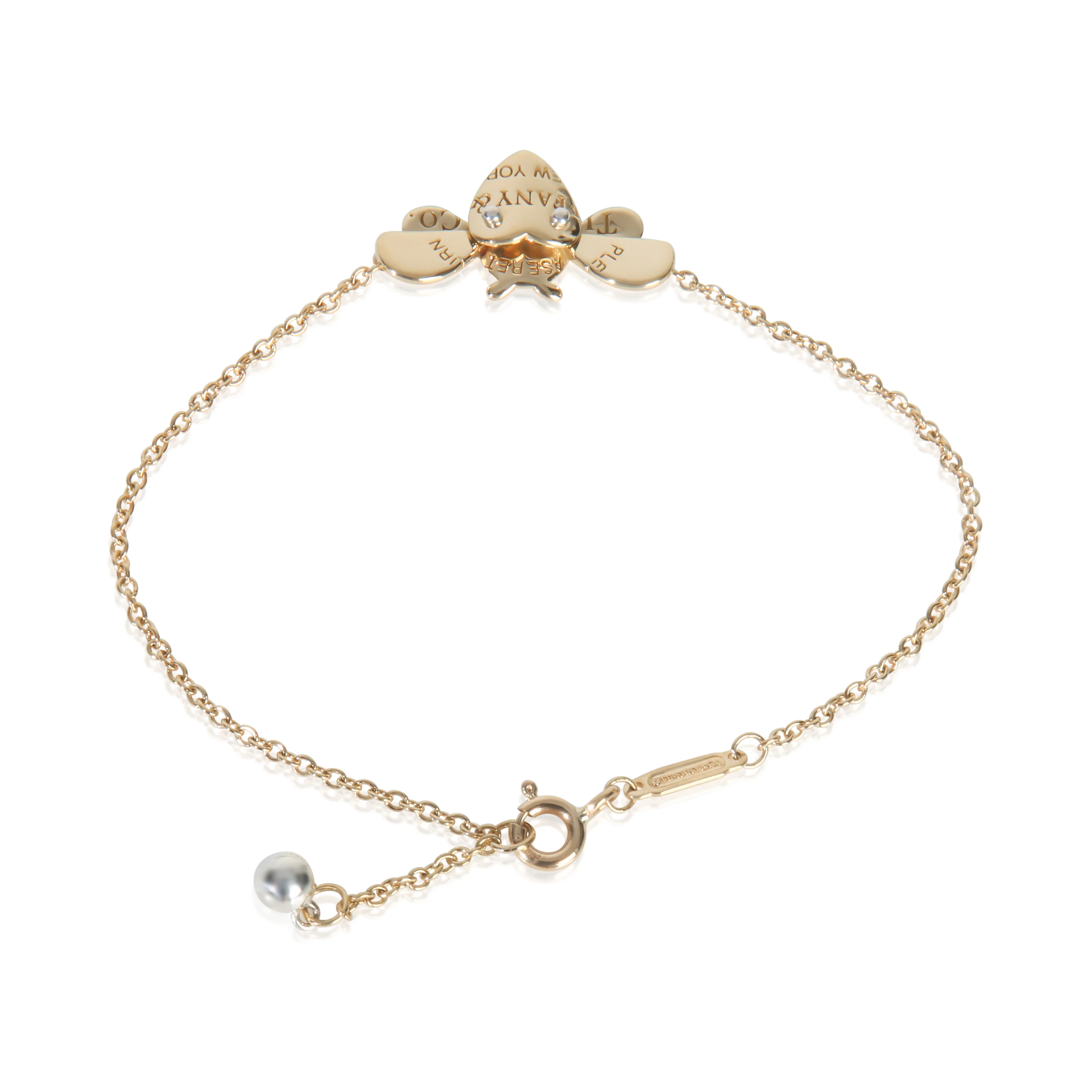 Yellow Gold & Sterling Silver  Return To Tiffany Love Bug Bracelet - Image 4