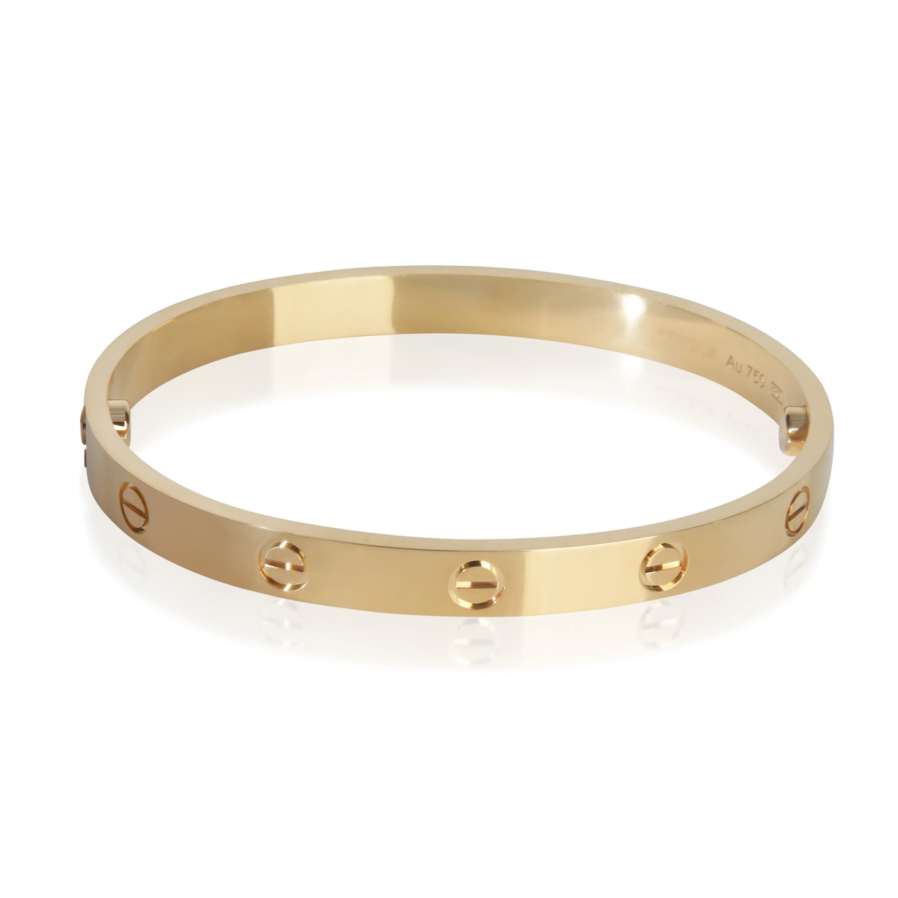 Yellow Gold Love Bracelet - Image 3