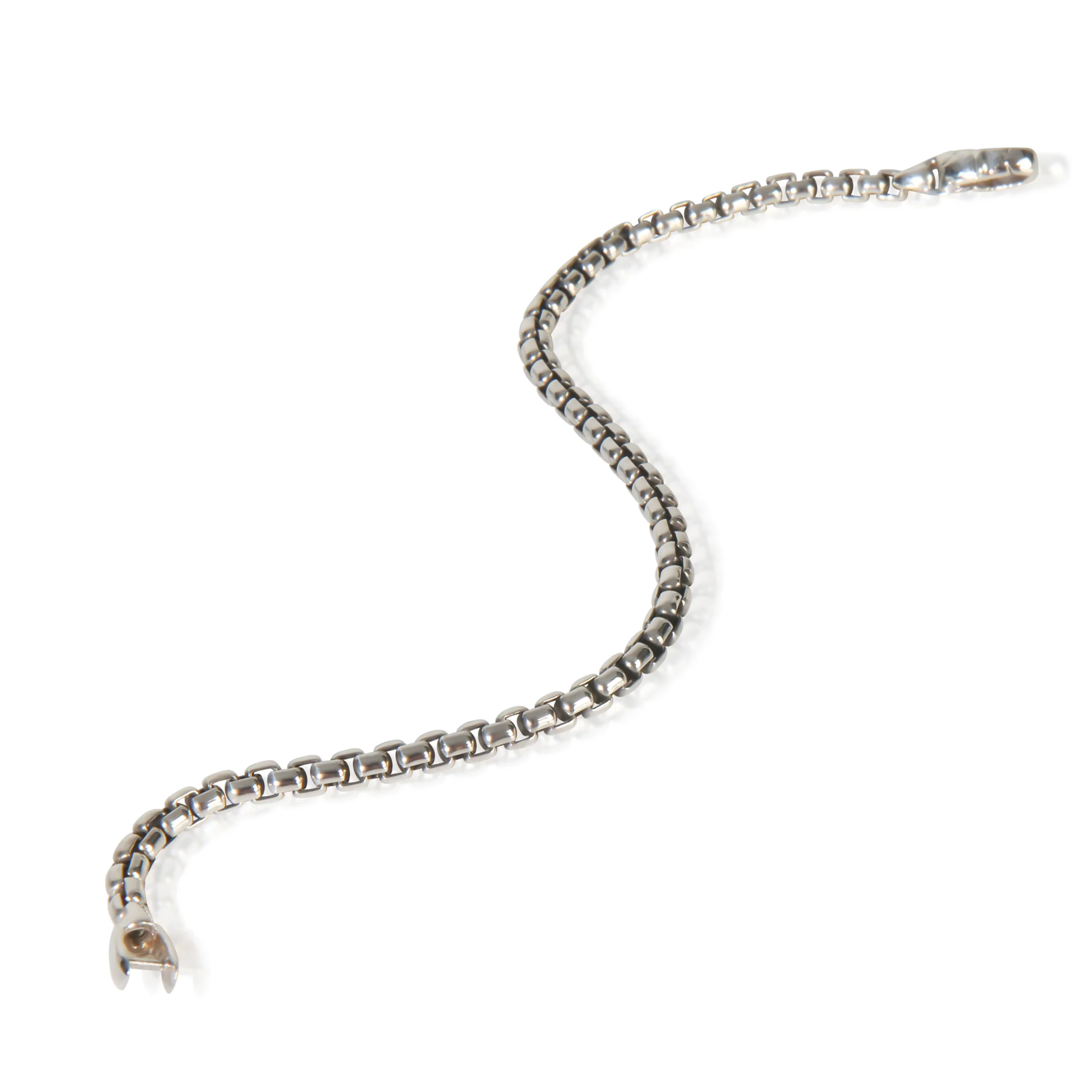 Sterling Silver Box Chain Bracelet - Image 4