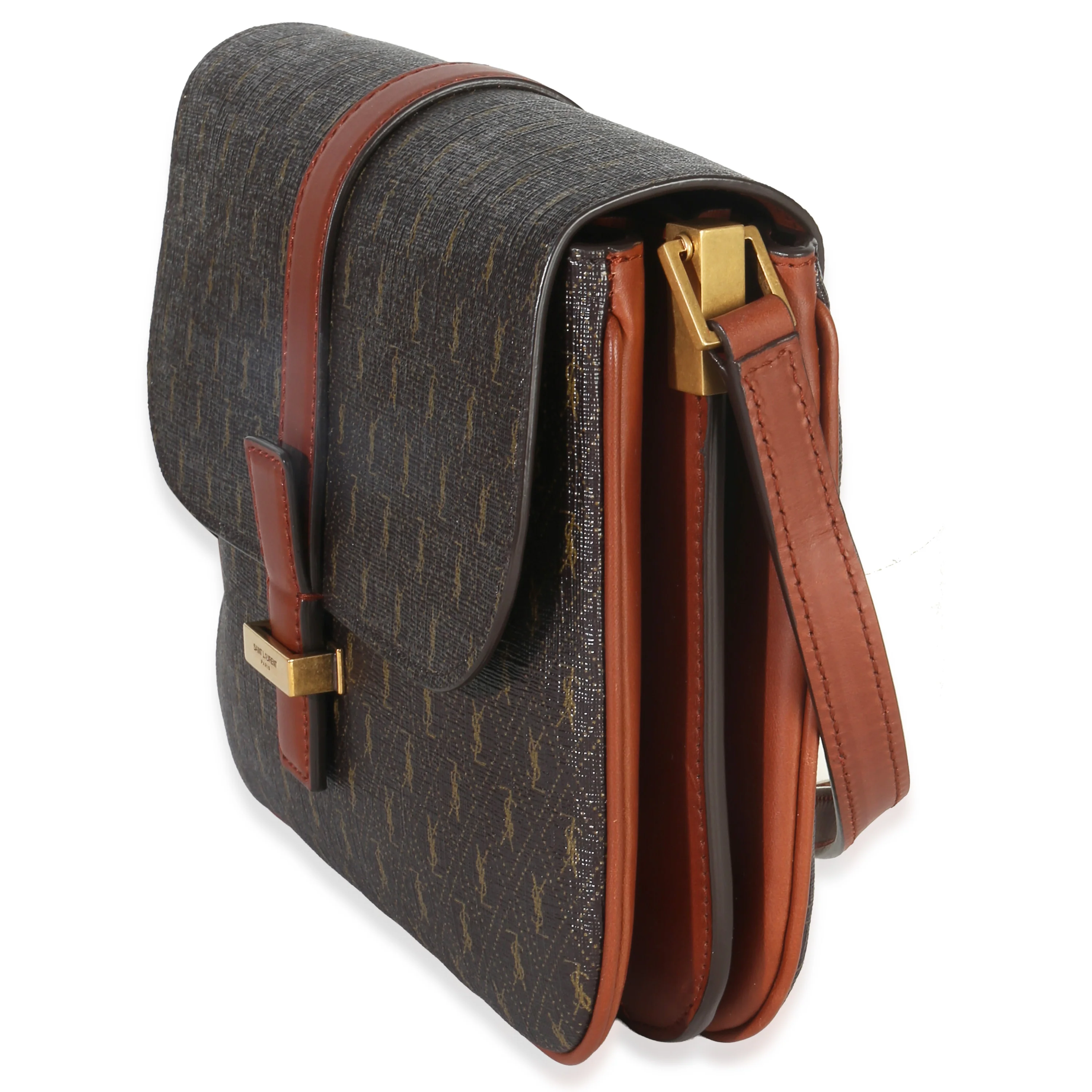 Brown Canvas Le Monogramme Small Sac Besace Shoulder Bag - Image 2
