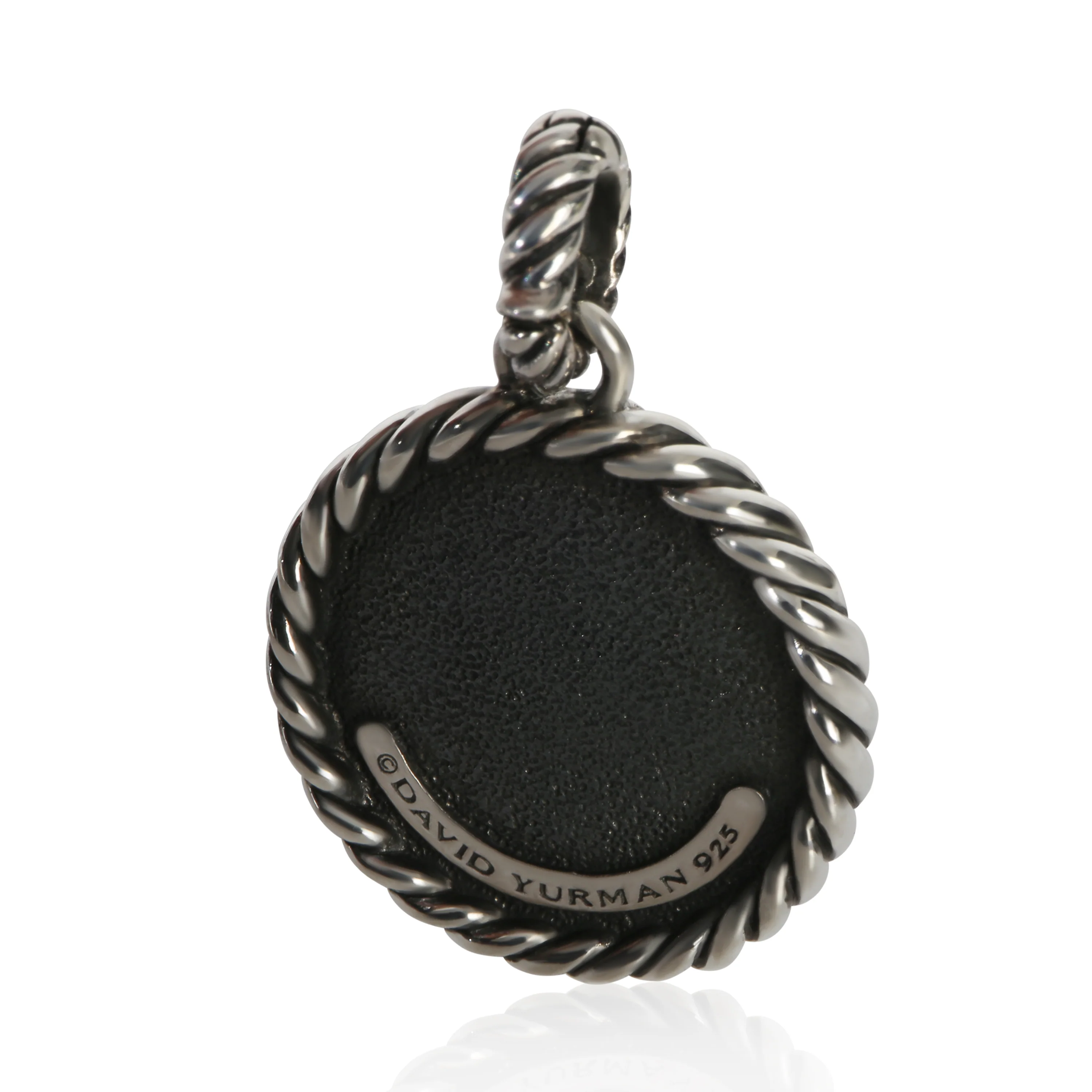 Sterling Silver  Large Initial D Pendant - Image 3