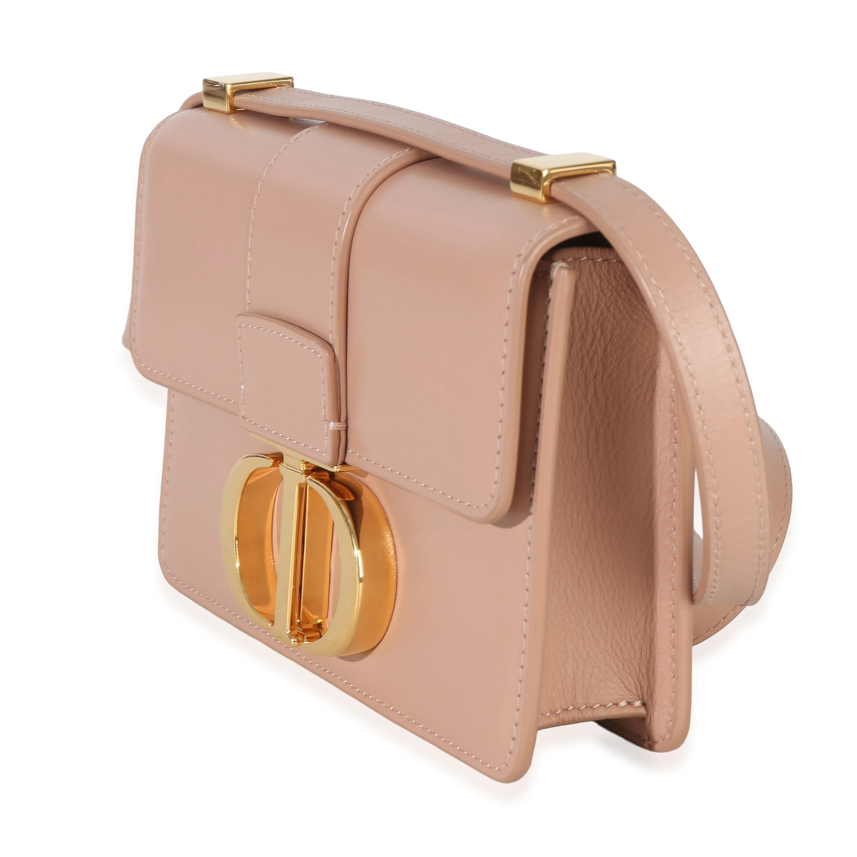 Light Pink Smooth Calfskin Micro 30 Montaigne Flap Bag - Image 2