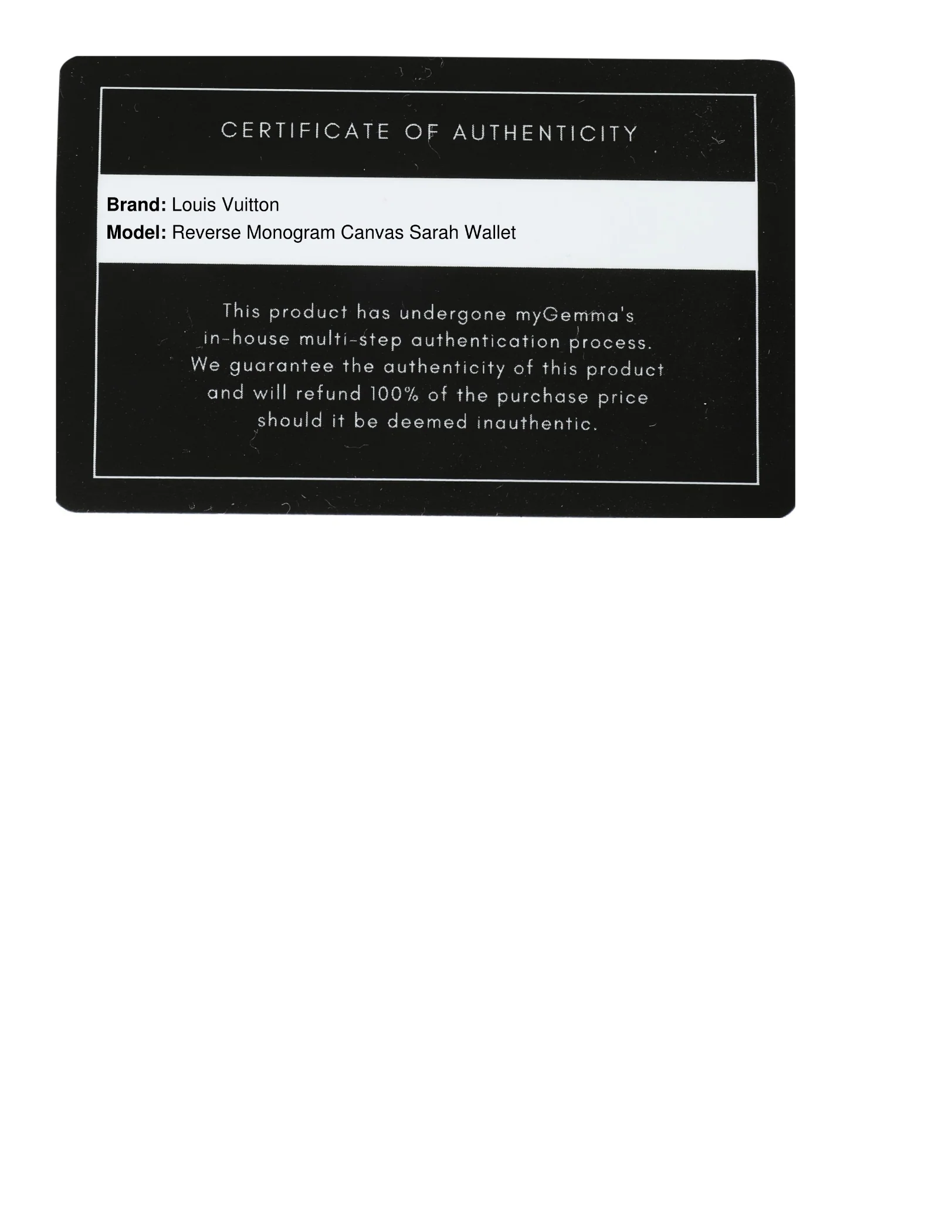 Reverse Monogram Giant Canvas Sarah Wallet - Image 9