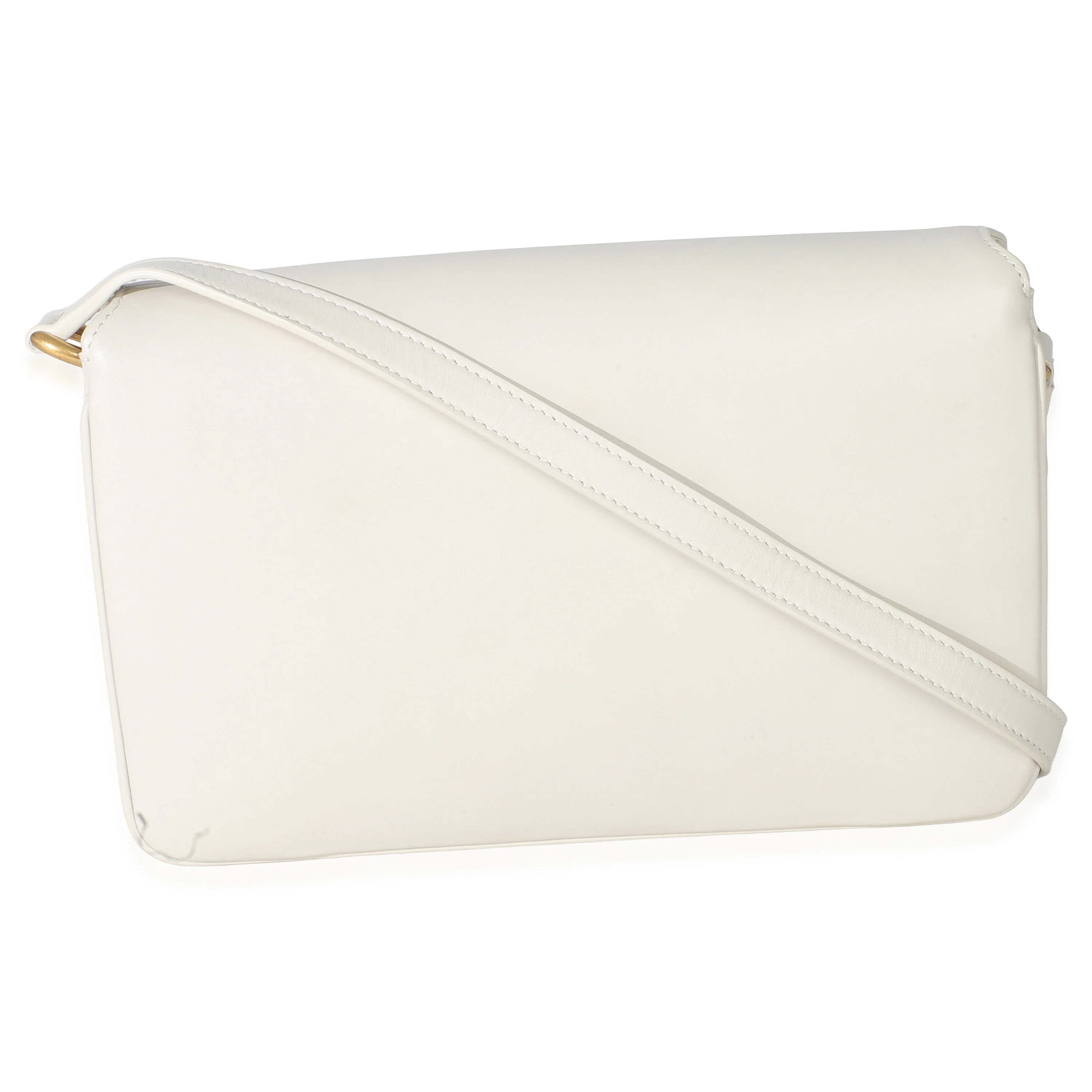 Cream Smooth Calfskin Le Maillon Satchel - Image 4
