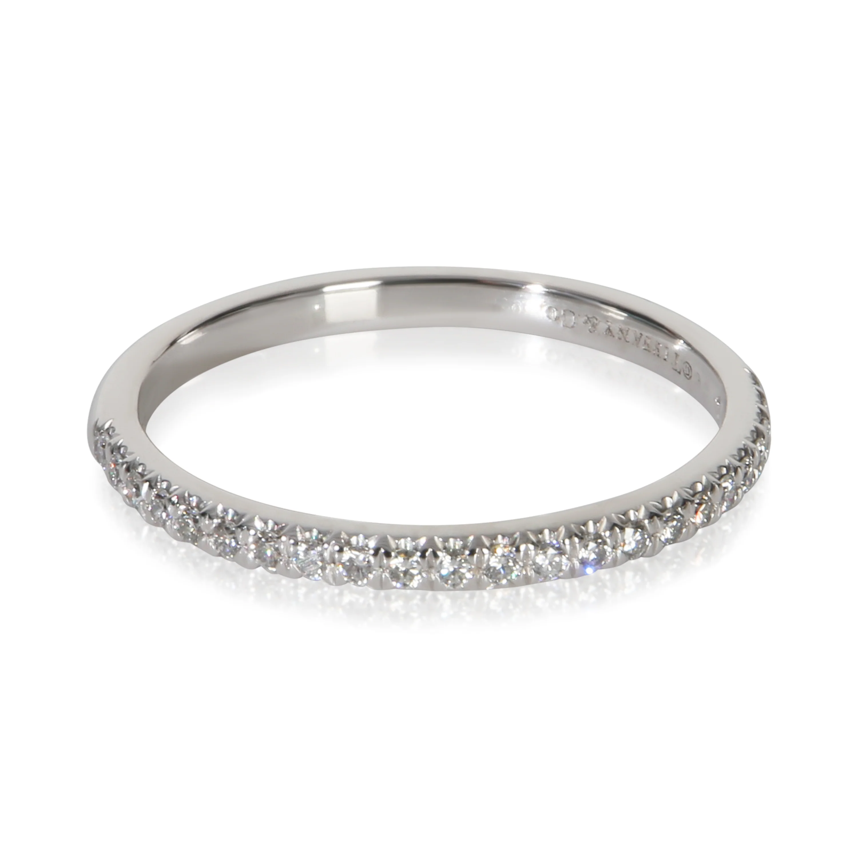 Platinum Diamond Soleste Half Eternity Band