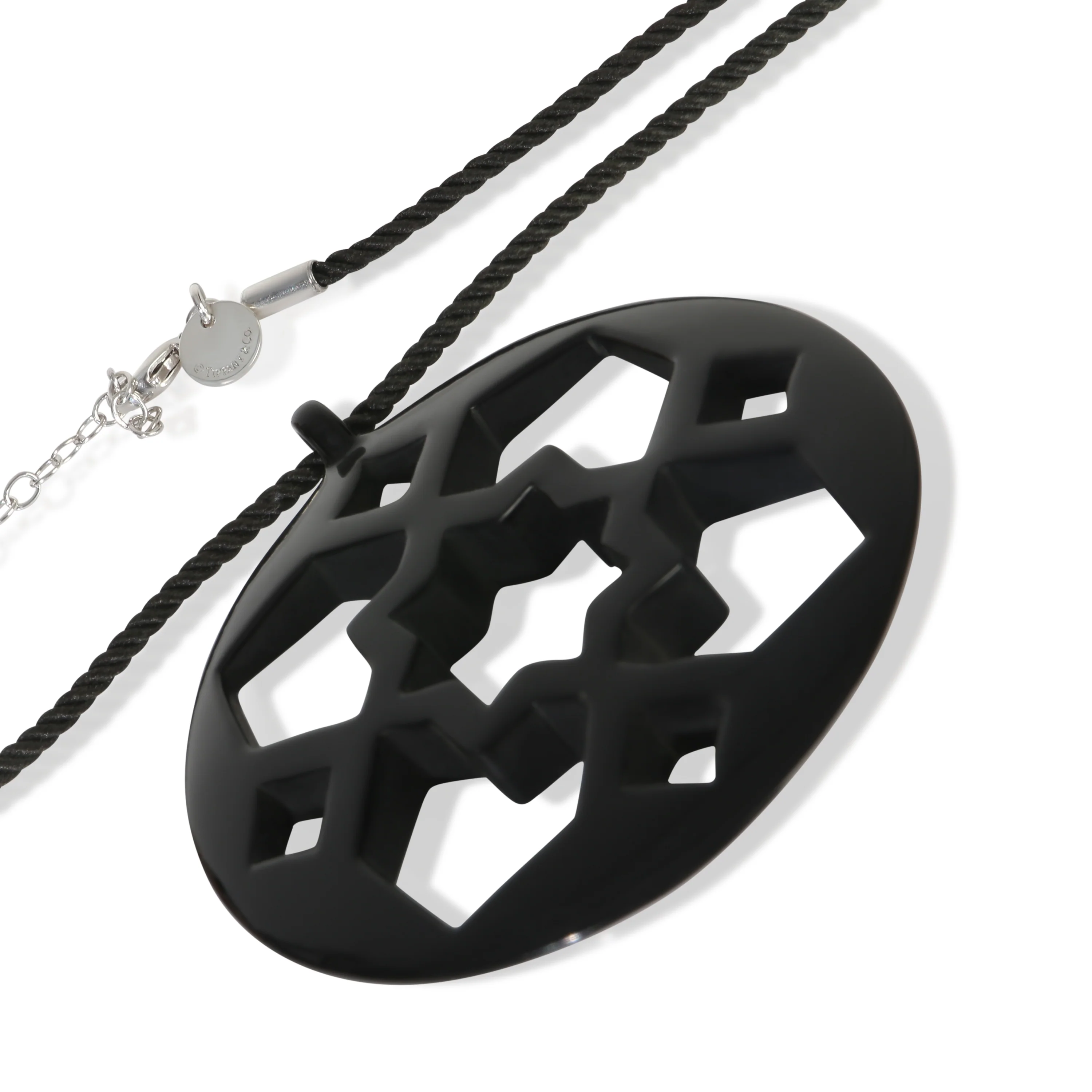 Sterling Silver & Lacquer Paloma Picasso Zellige Pendant - Image 2