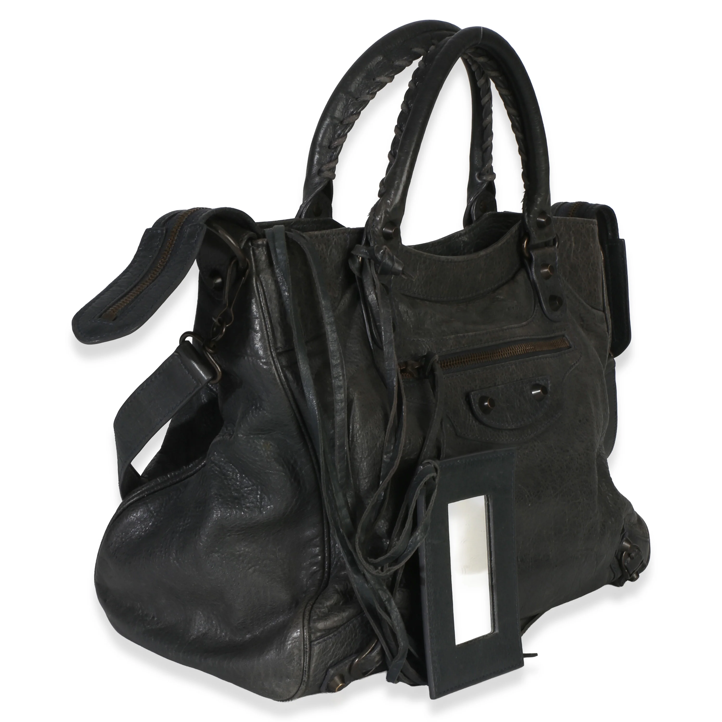 Anthracite Agneau Classic Hardware Velo Bag - Image 3