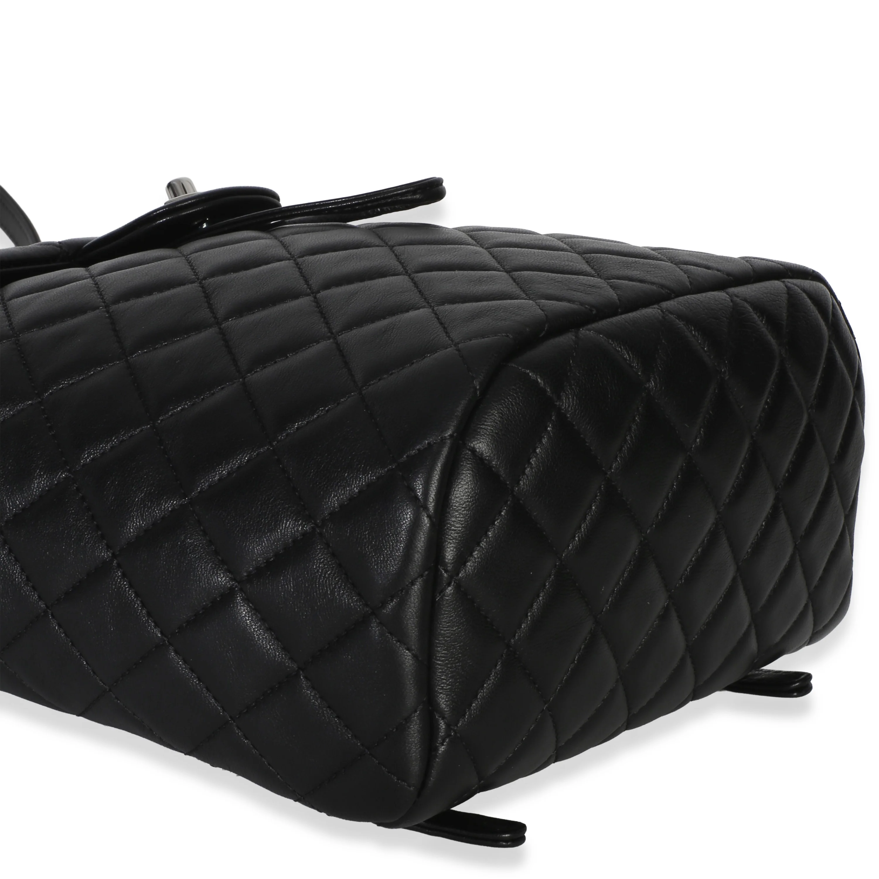 Black Quilted Lambskin Small Urban Spirit Backpack - Image 6