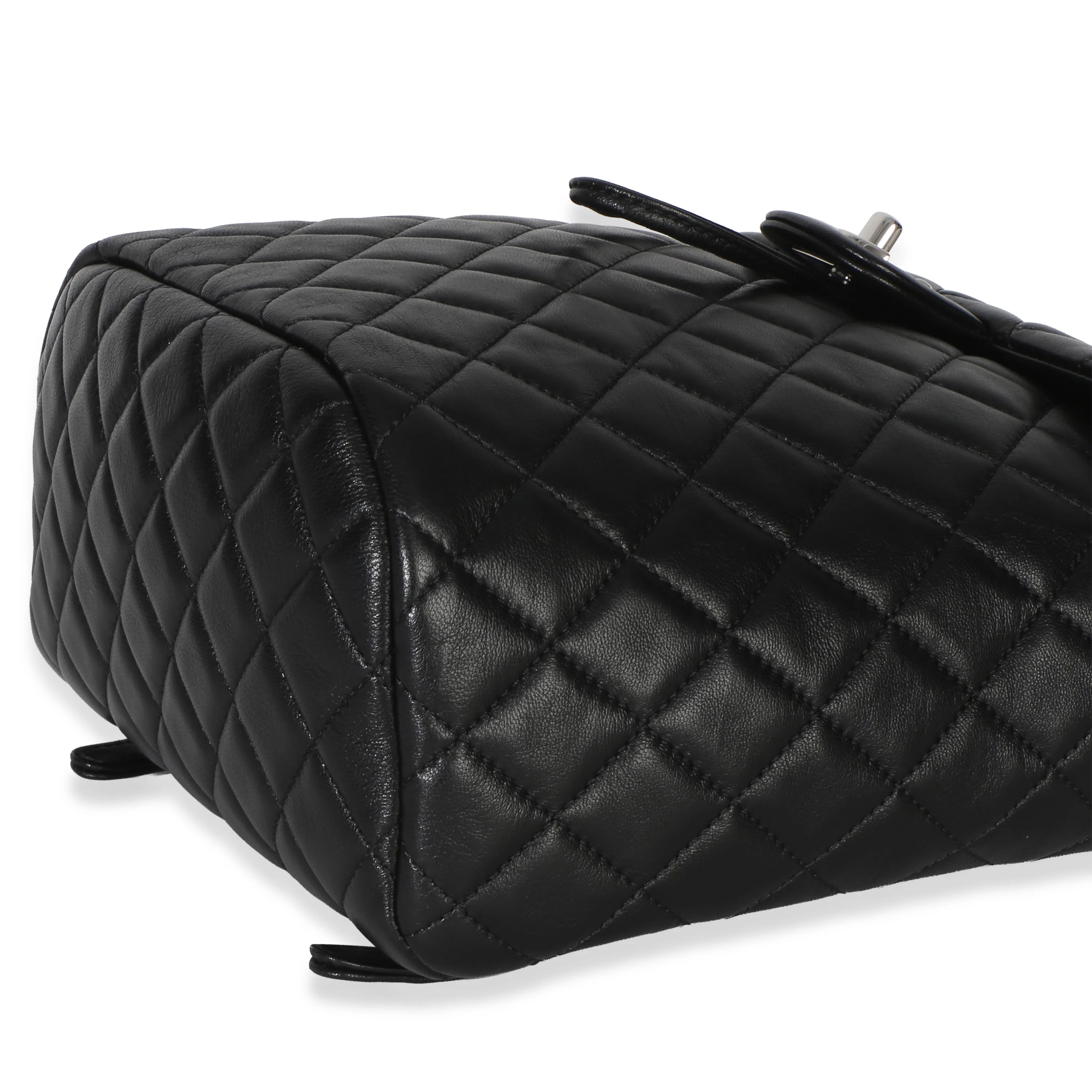 Black Quilted Lambskin Small Urban Spirit Backpack - Image 7
