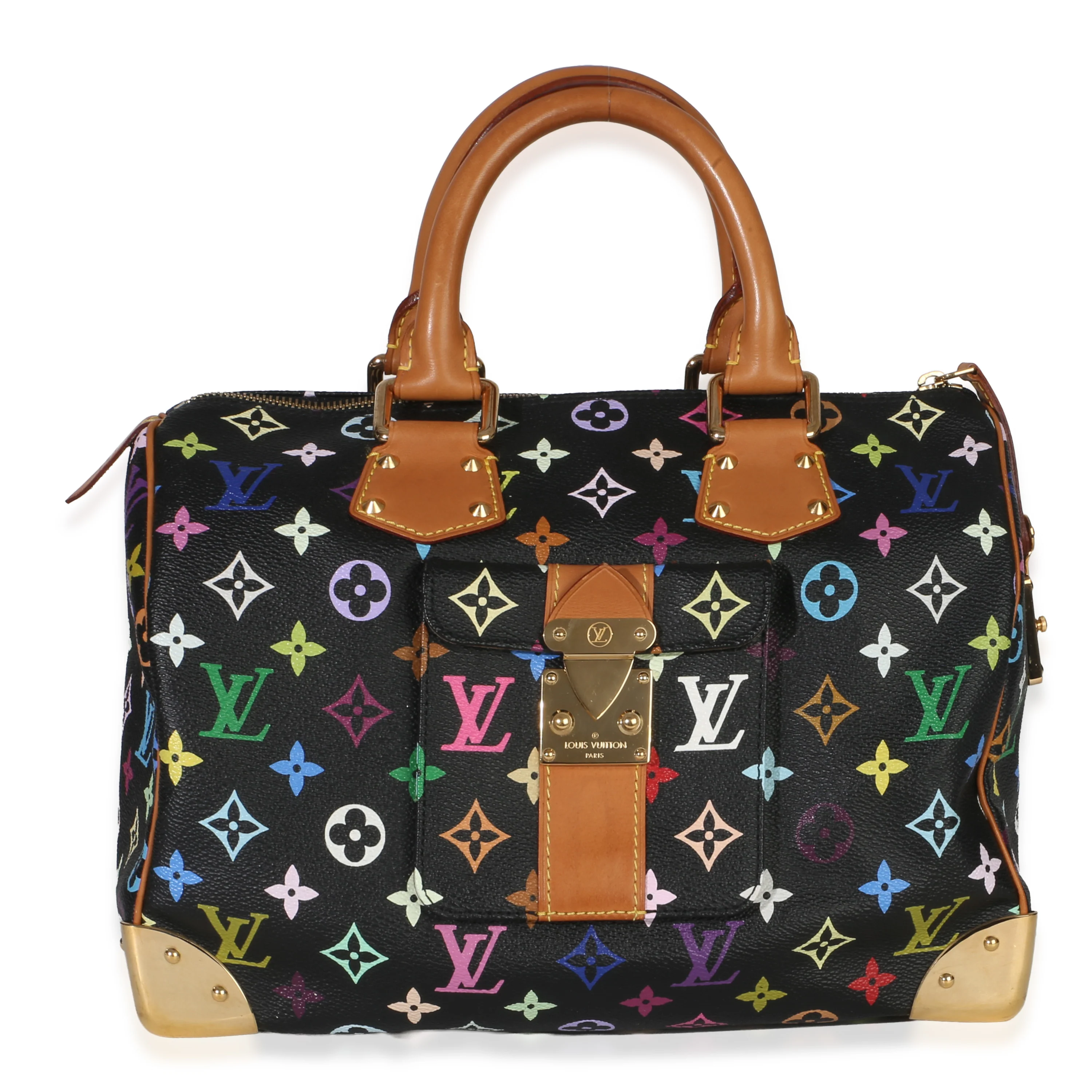 Black Multicolor Monogram Canvas Speedy 30