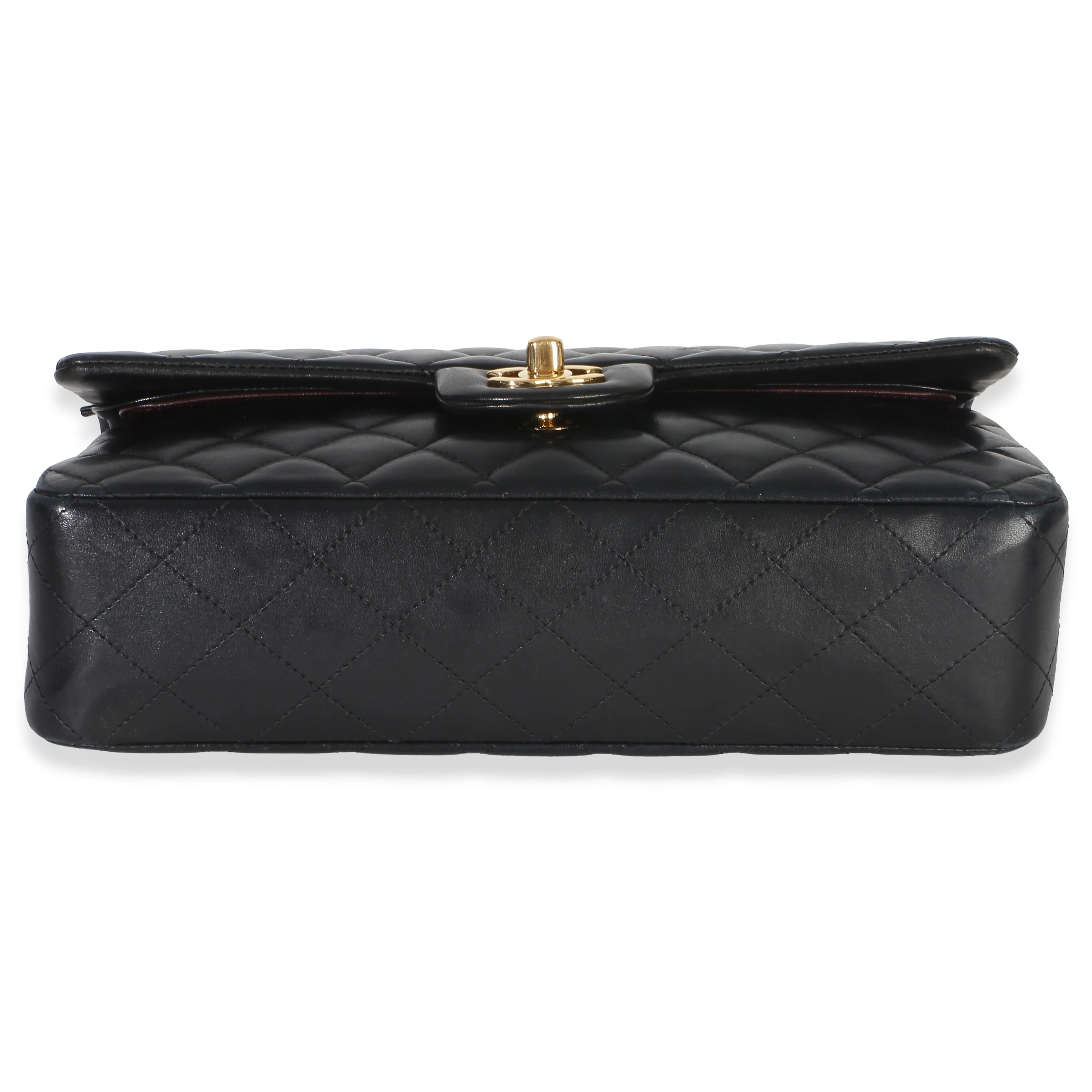 Black Quilted Lambskin Medium Classic Double Flap Bag - Image 5