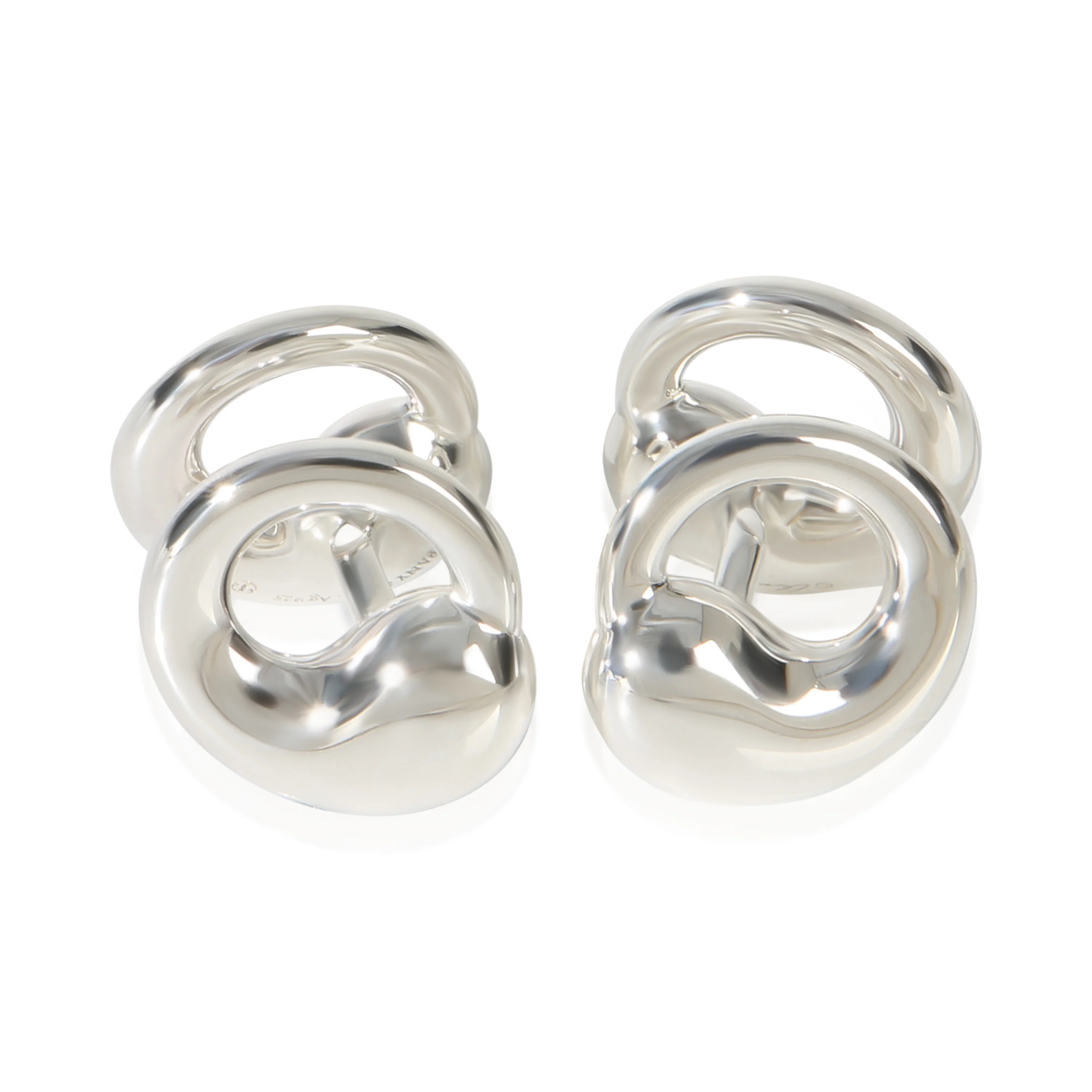 Sterling Silver  Elsa Peretti Eternal Circle Cufflinks - Image 3