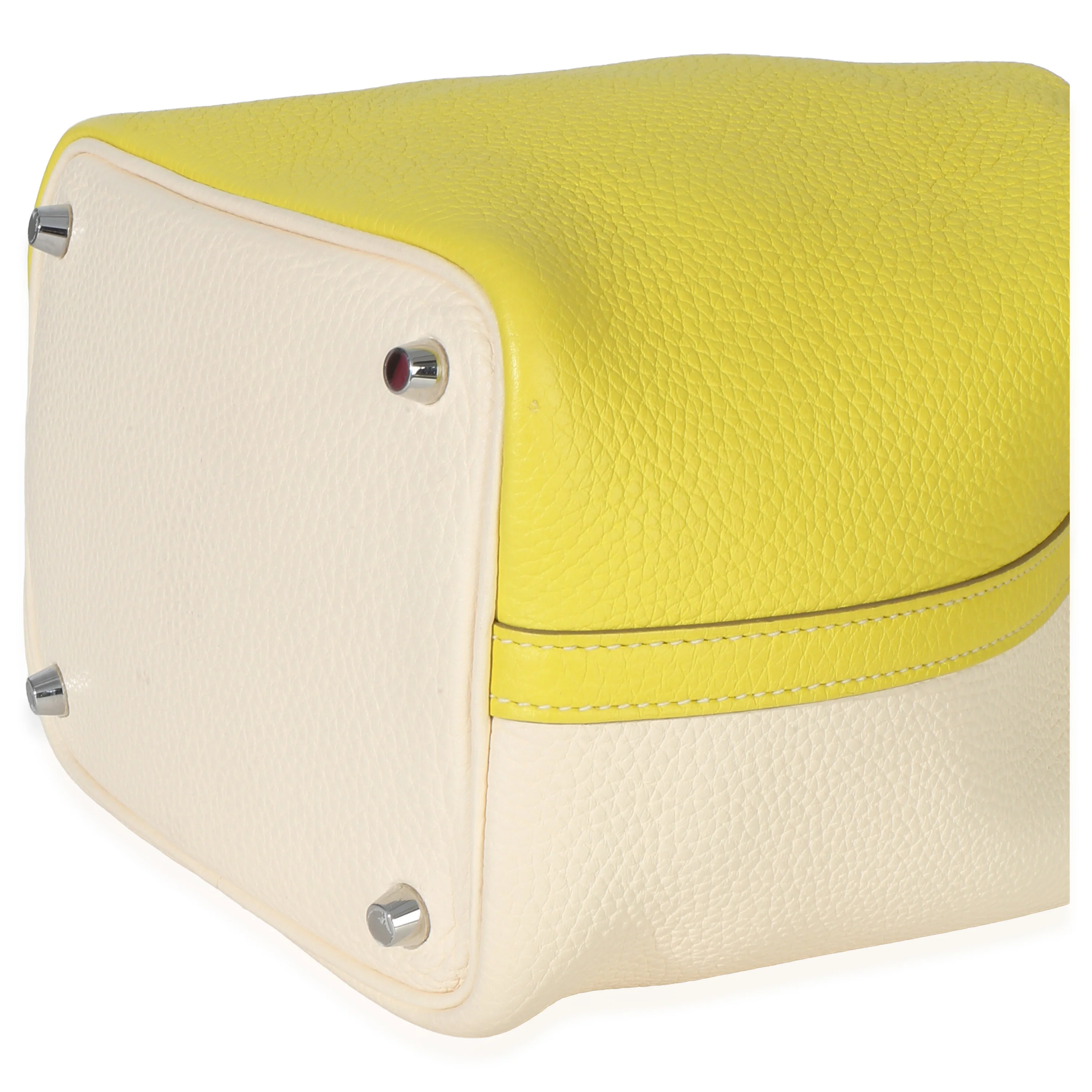 Clemence Bi-Color Lime Nata Picotin Lock 18 PHW - Image 7