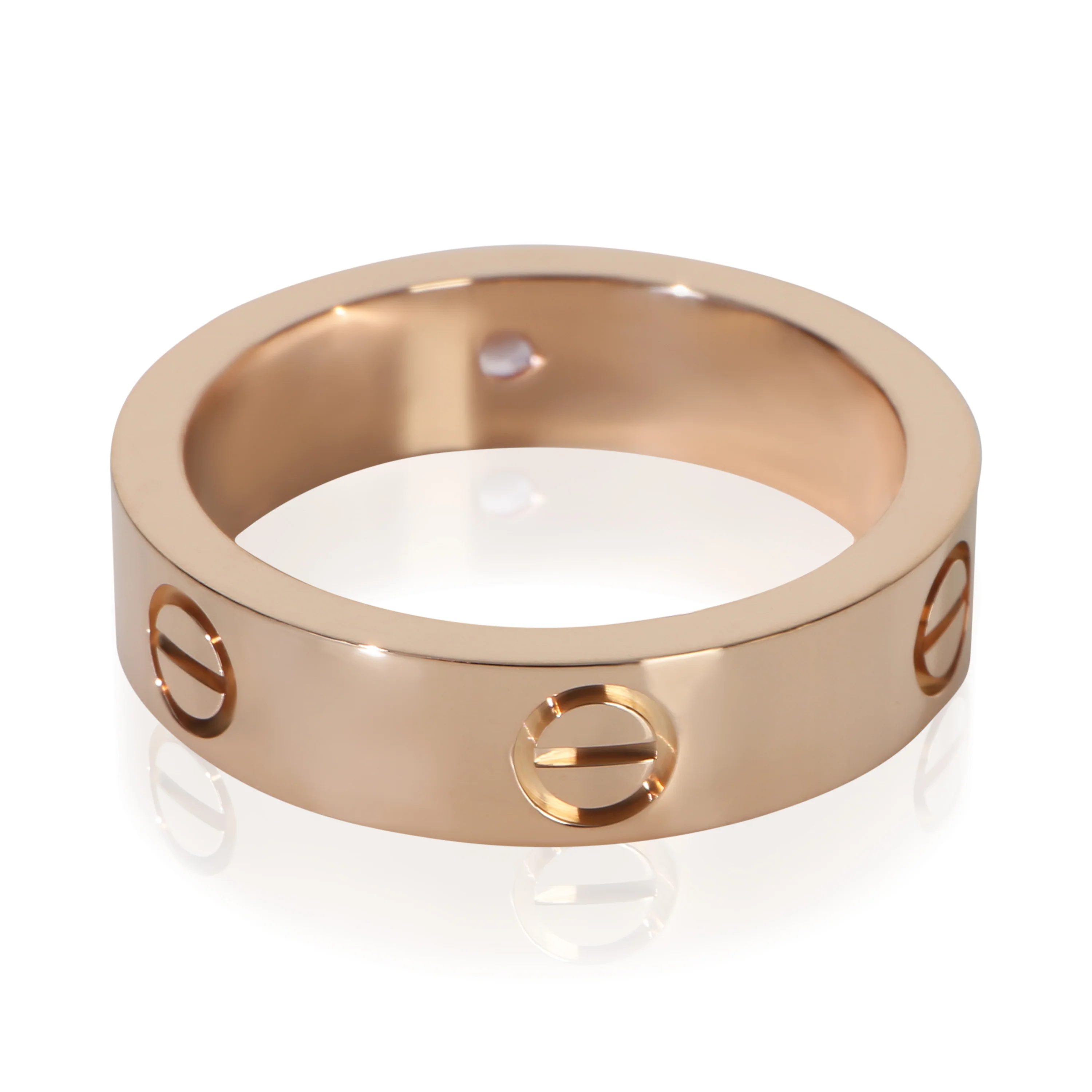 Rose Gold Sapphire Love Ring - Image 3